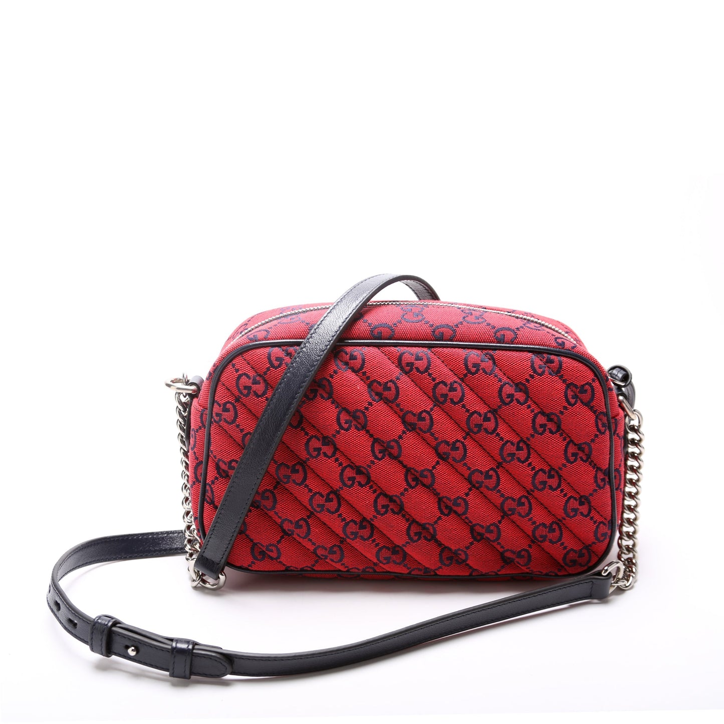 Gucci Marmont Small Camera Multicolor Embroidered Canvas 447632 Bag