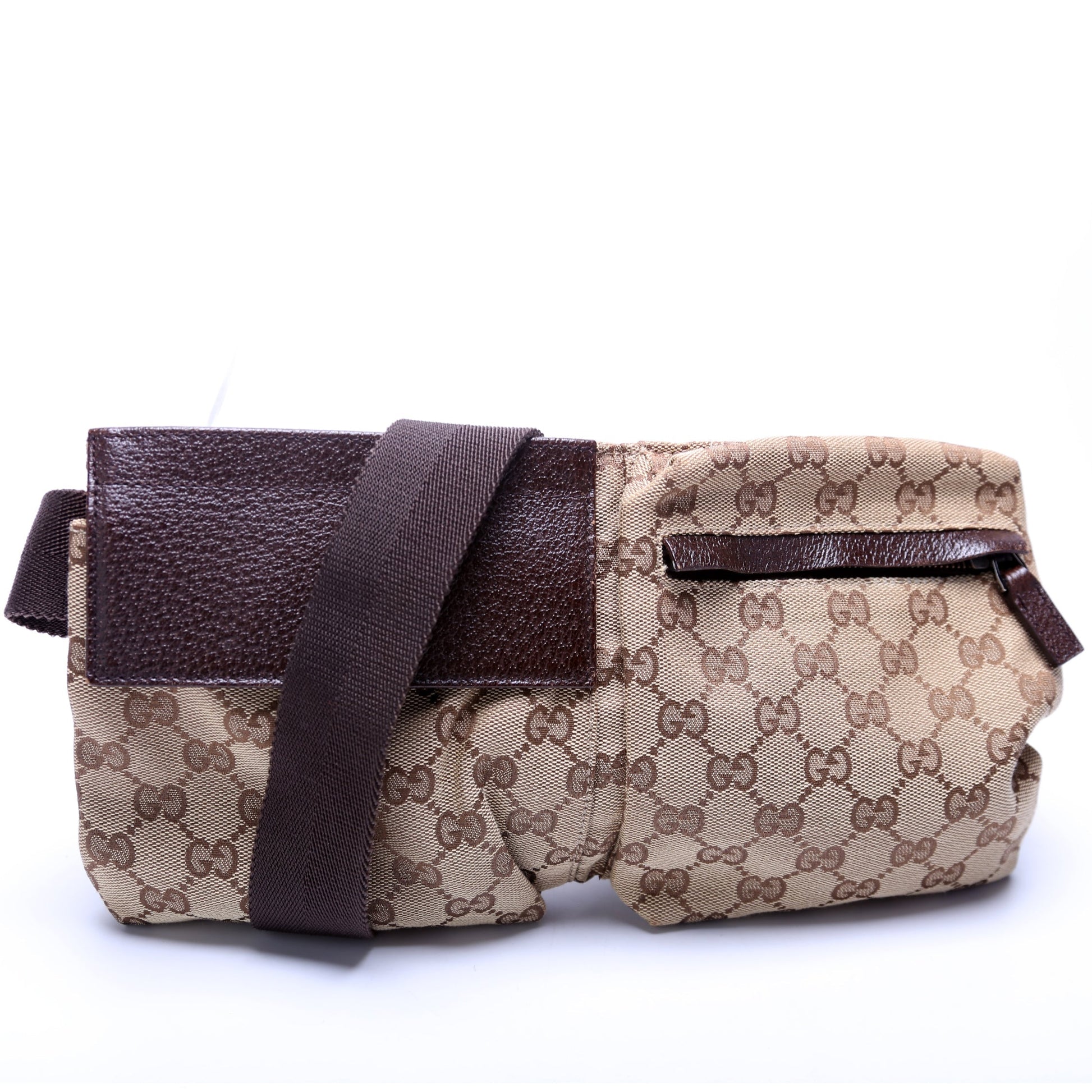 Gucci 28566 GG Canvas Waist Bag