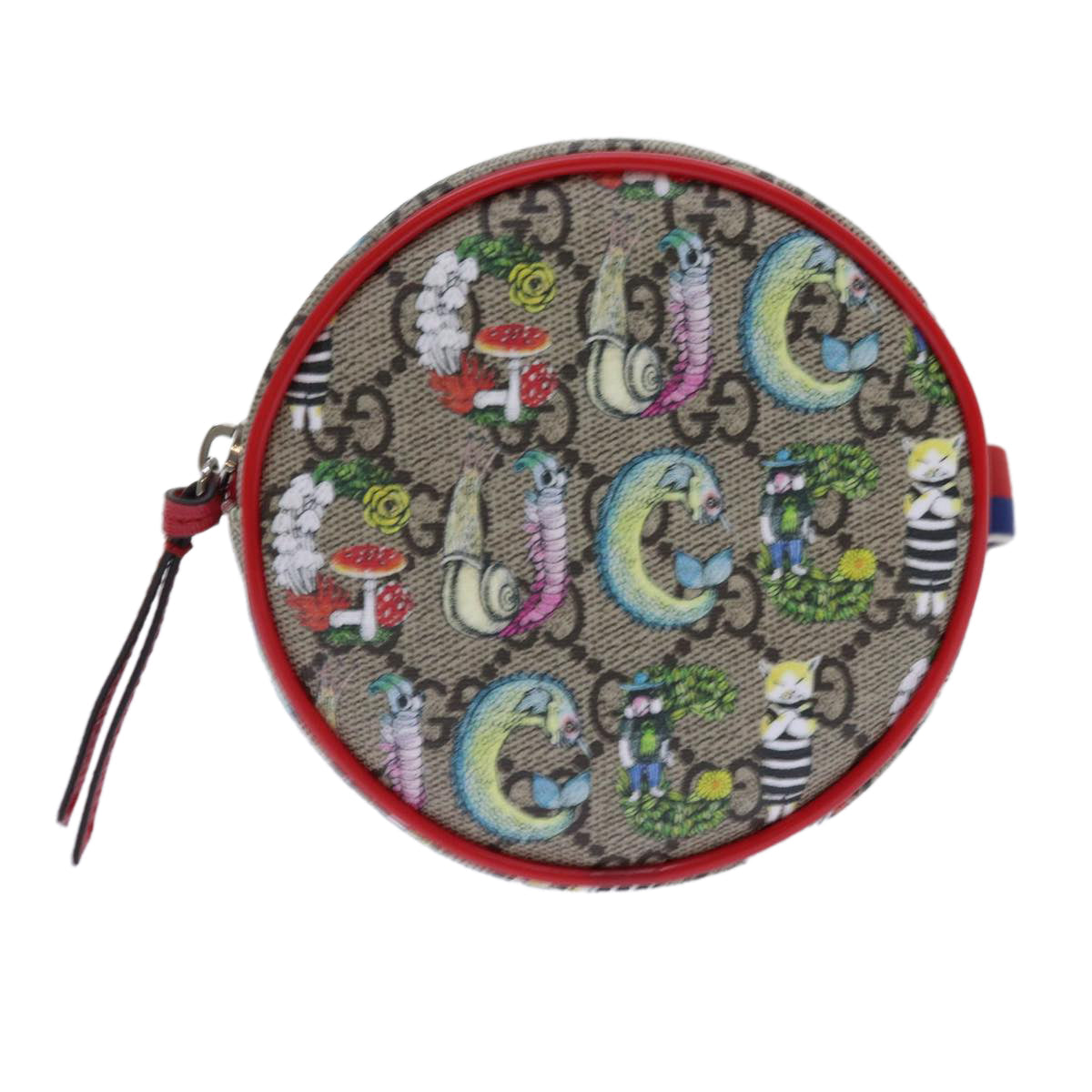 Gucci Leather Canvas Clutch