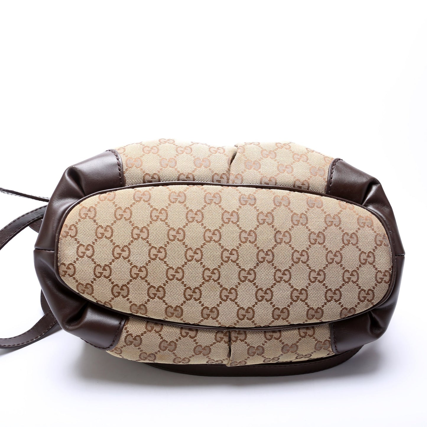 Gucci Leather Canvas Shoulder Bag
