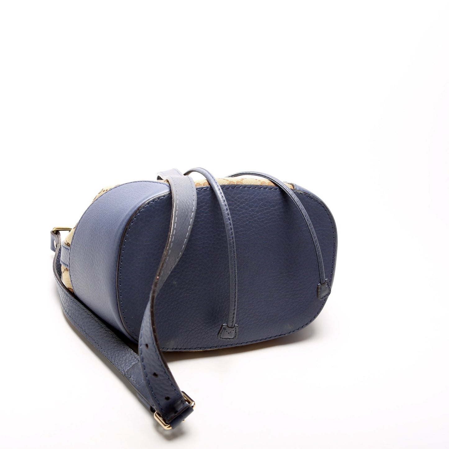 Gucci Leather Canvas Shoulder Bag