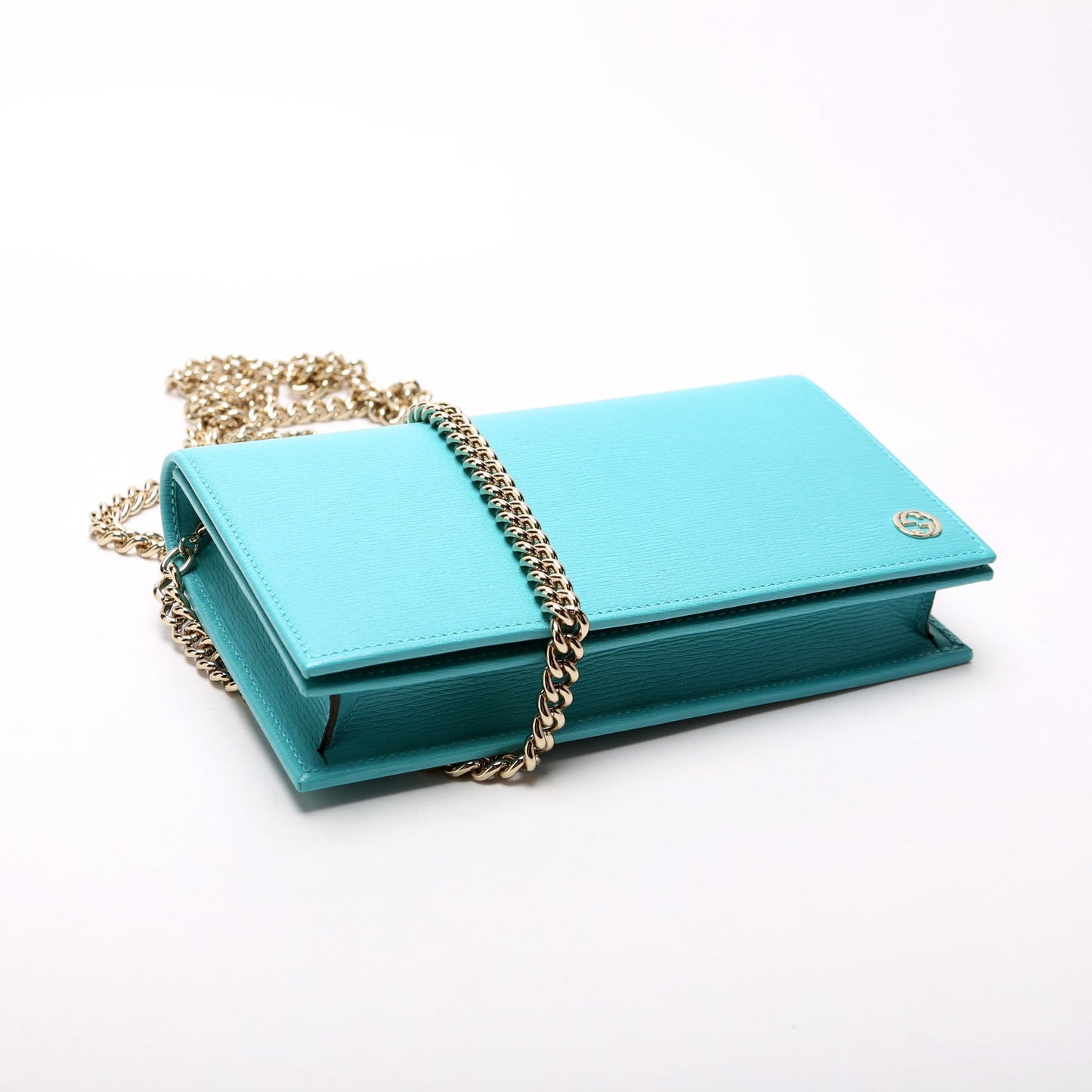 Gucci 354697 Interlocking GG Chain Wallet Bag