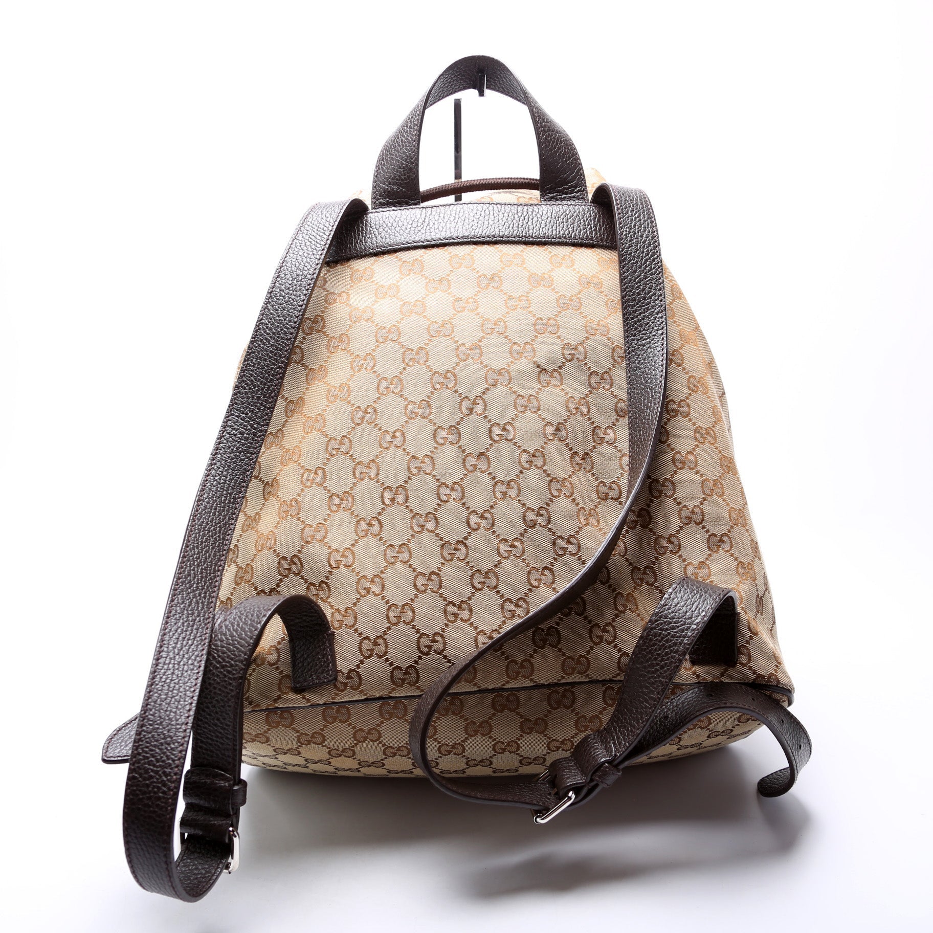 Gucci 449175 GG Canvas Drawstring Backpack Bag