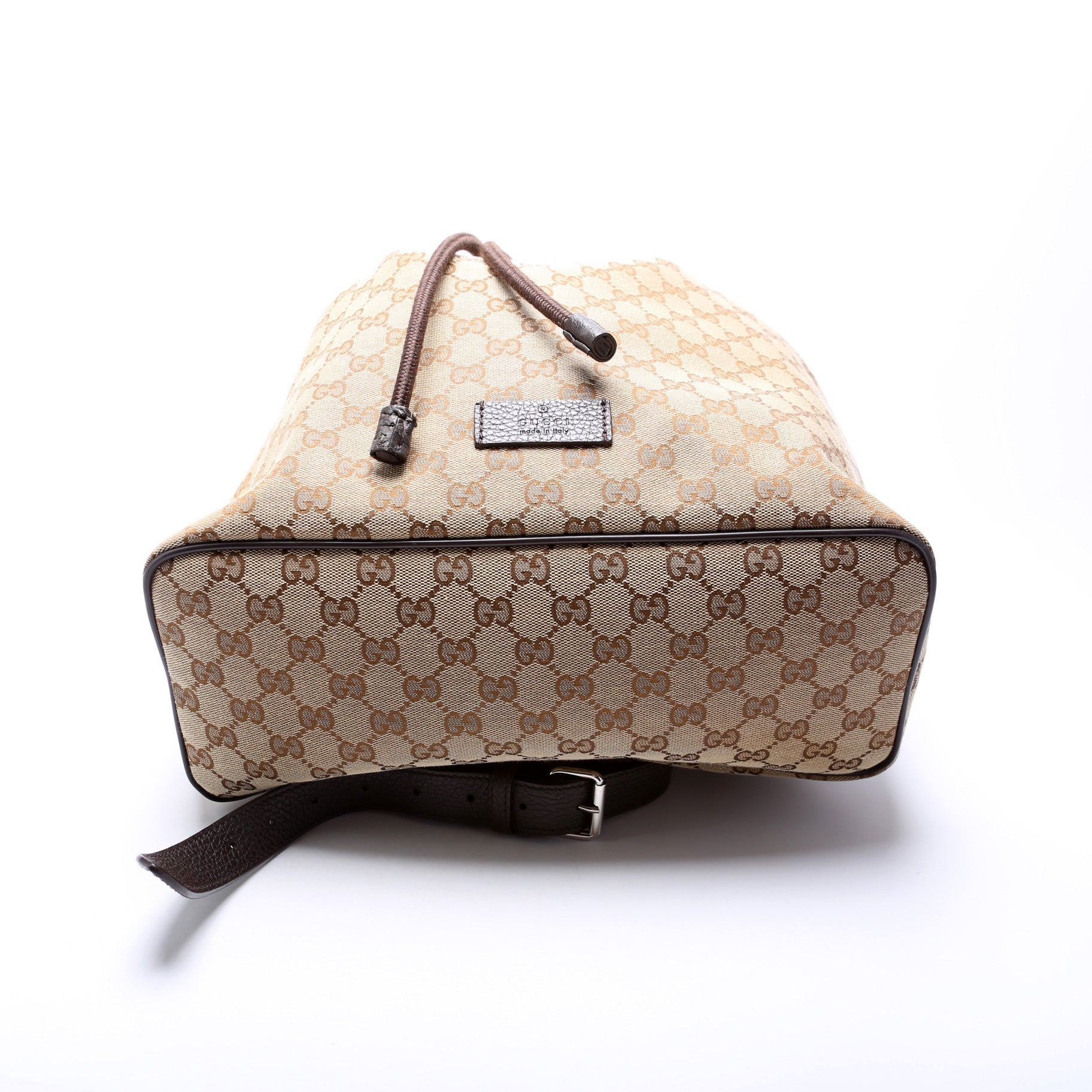Gucci 449175 GG Canvas Drawstring Backpack Bag