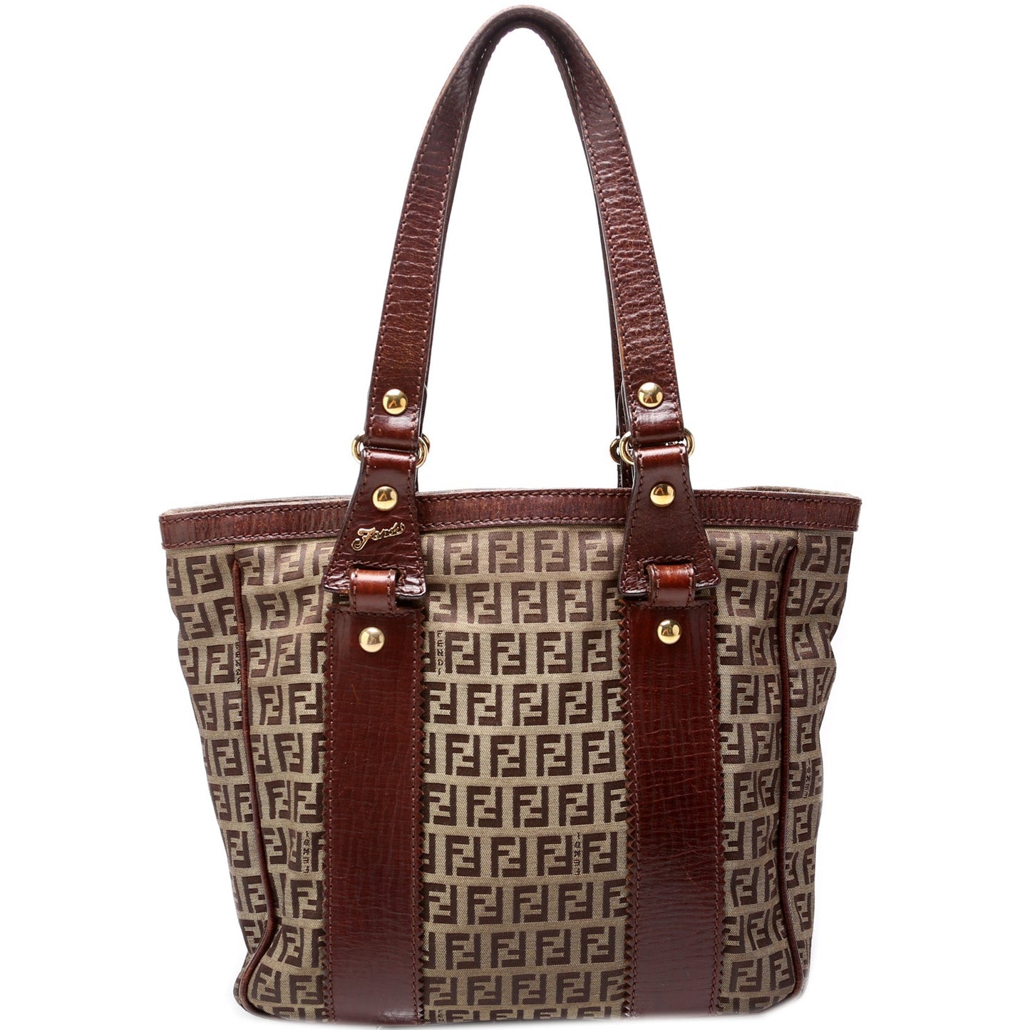 Fendi Zucca Canvas Tote Bag