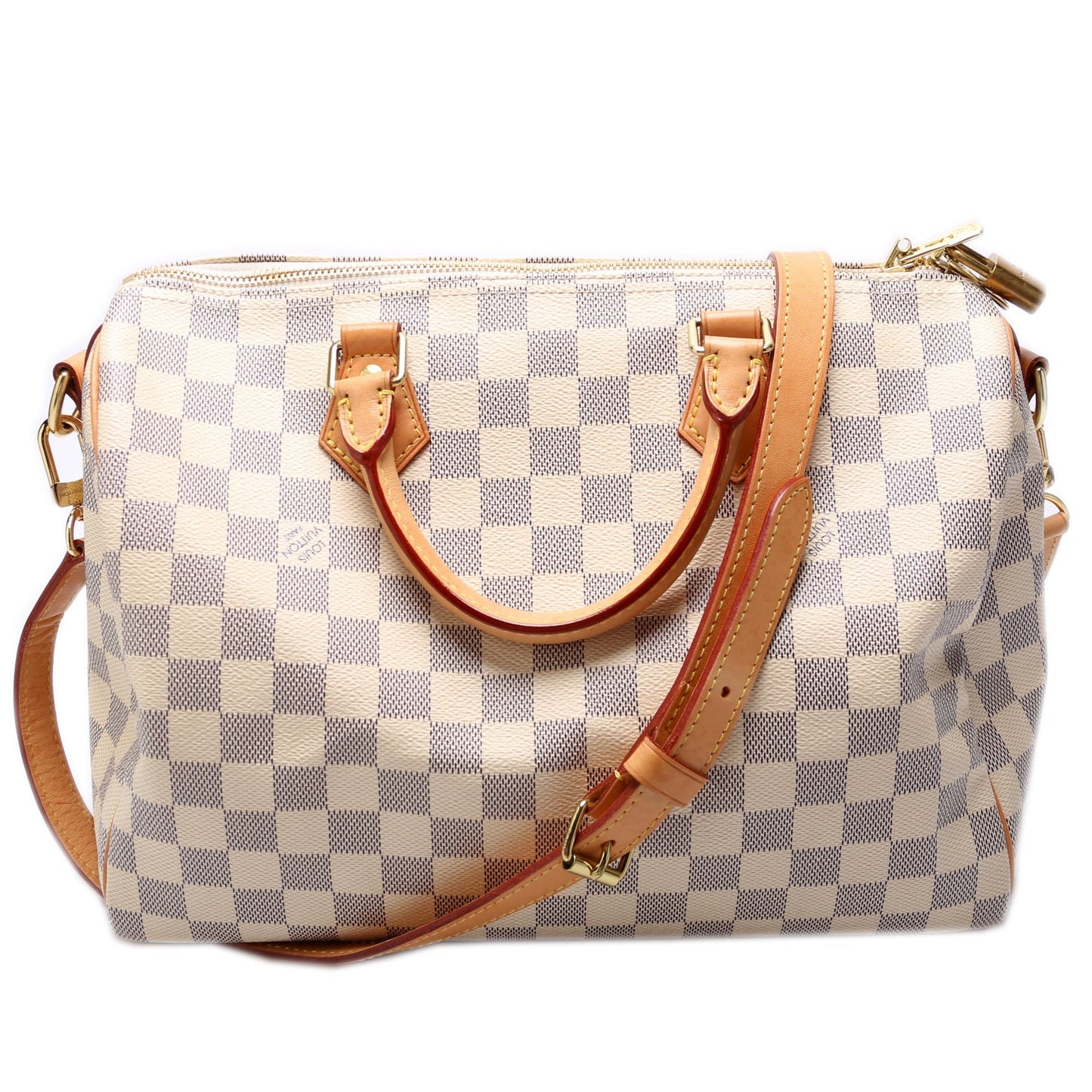Louis Vuitton Speedy 30 Bandouliere Damier Azur