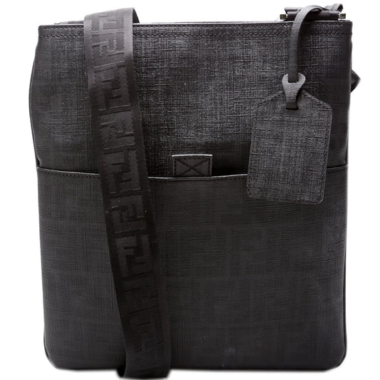 Fendi Spalmati Zucca Flat Messenger Bag
