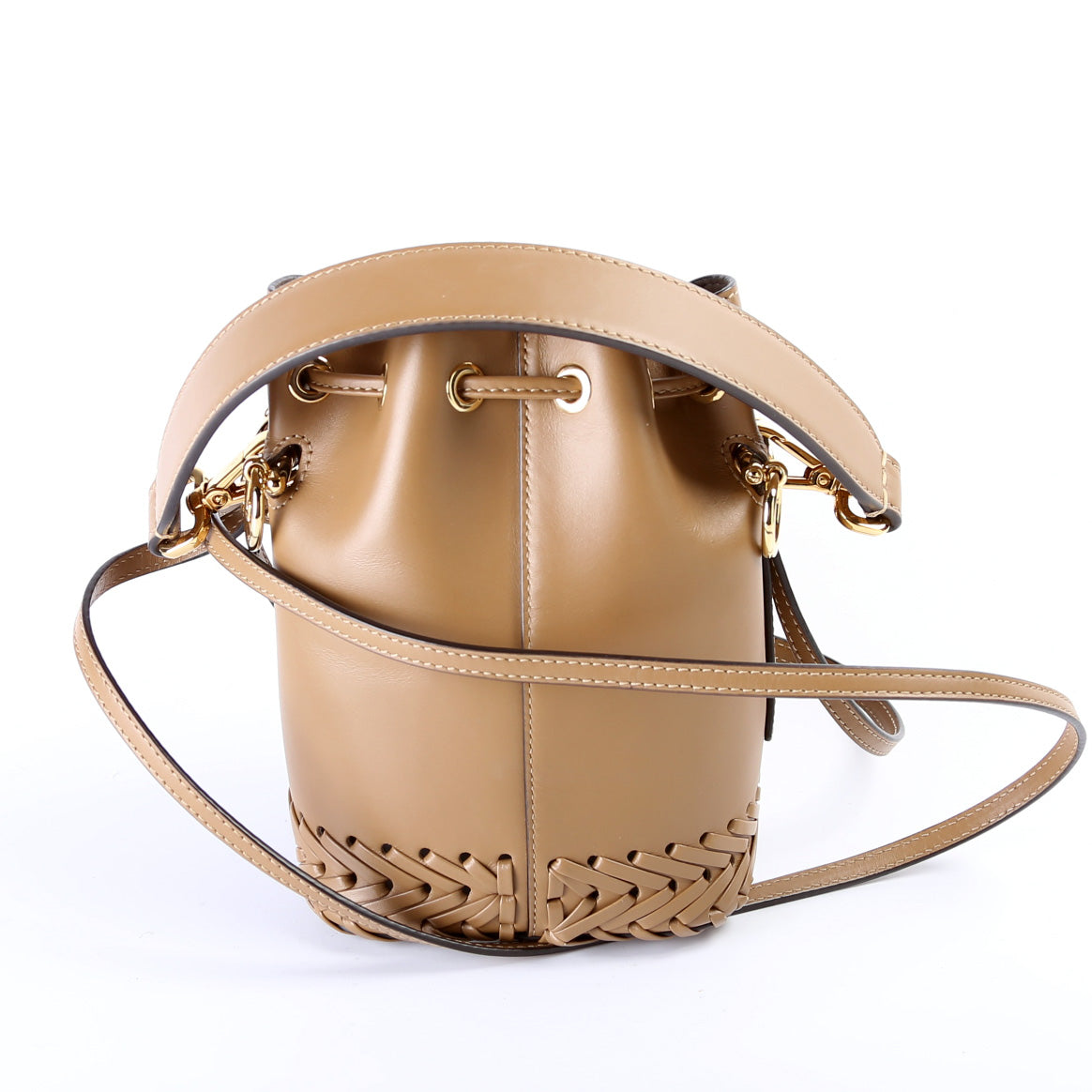 Fendi Mon Tresor Mini Bucket Leather FF Bag