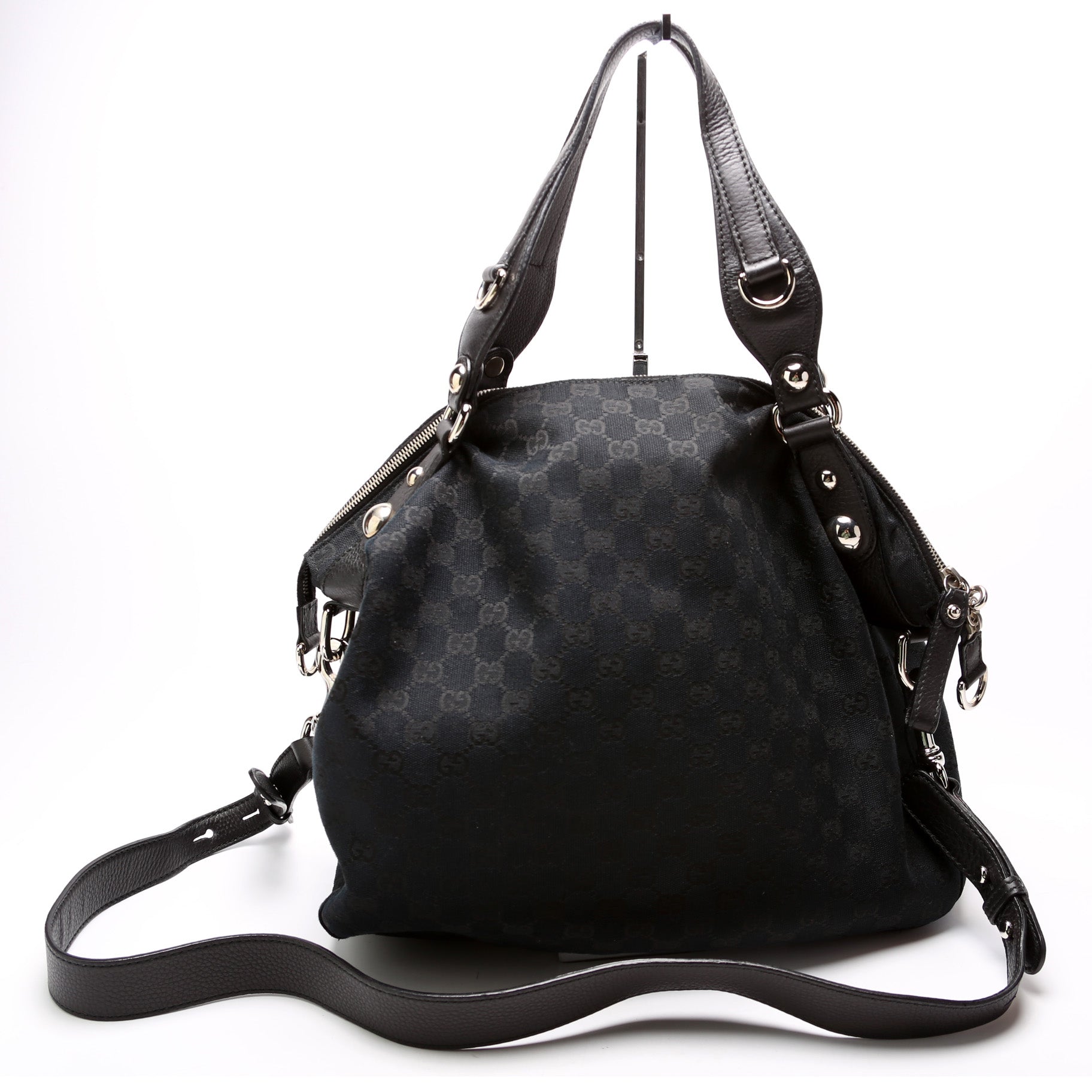 Gucci GG Canvas Icon Bit Large Top Handle 232949 Bag