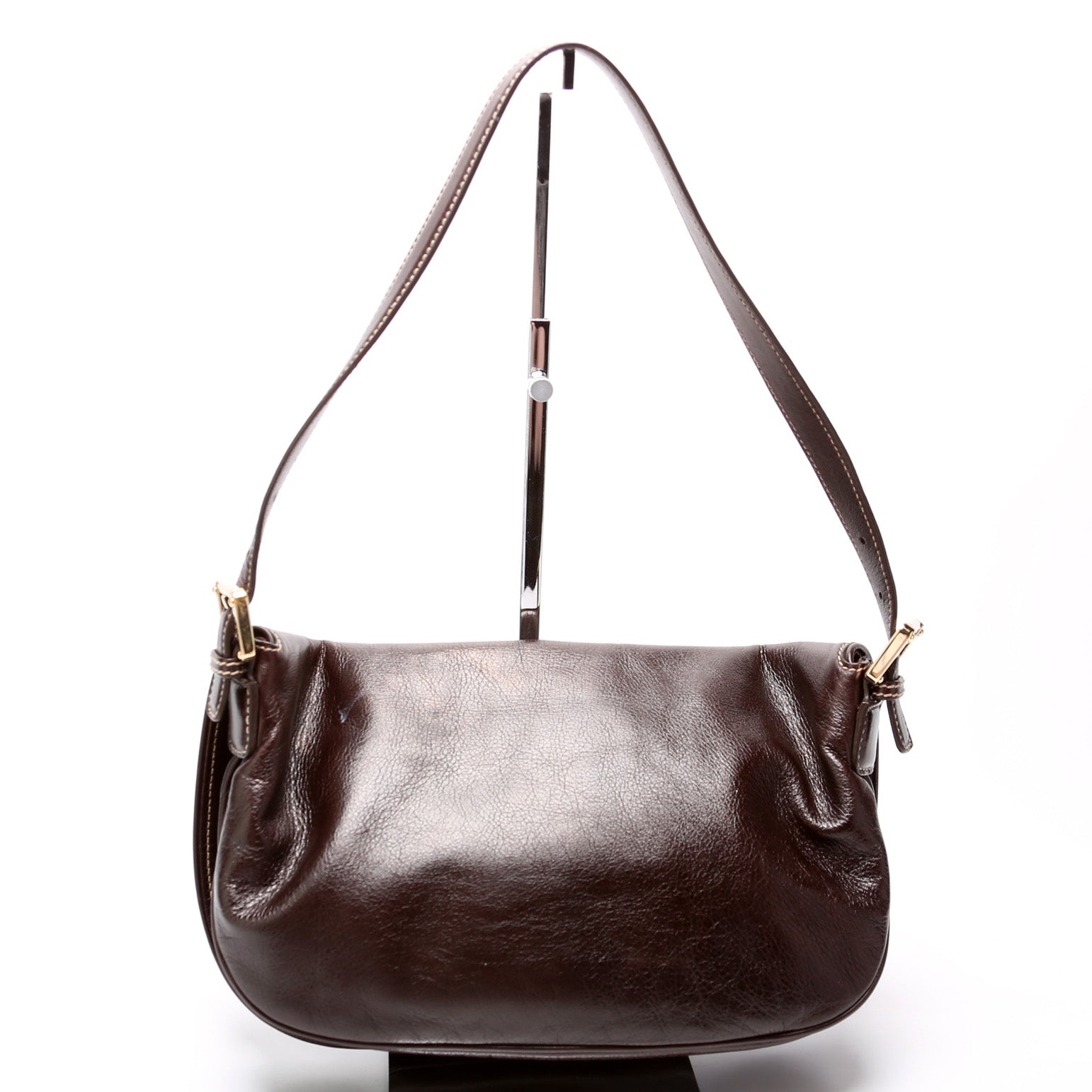 Gucci Britt Leather Medium Flap 161727 Bag