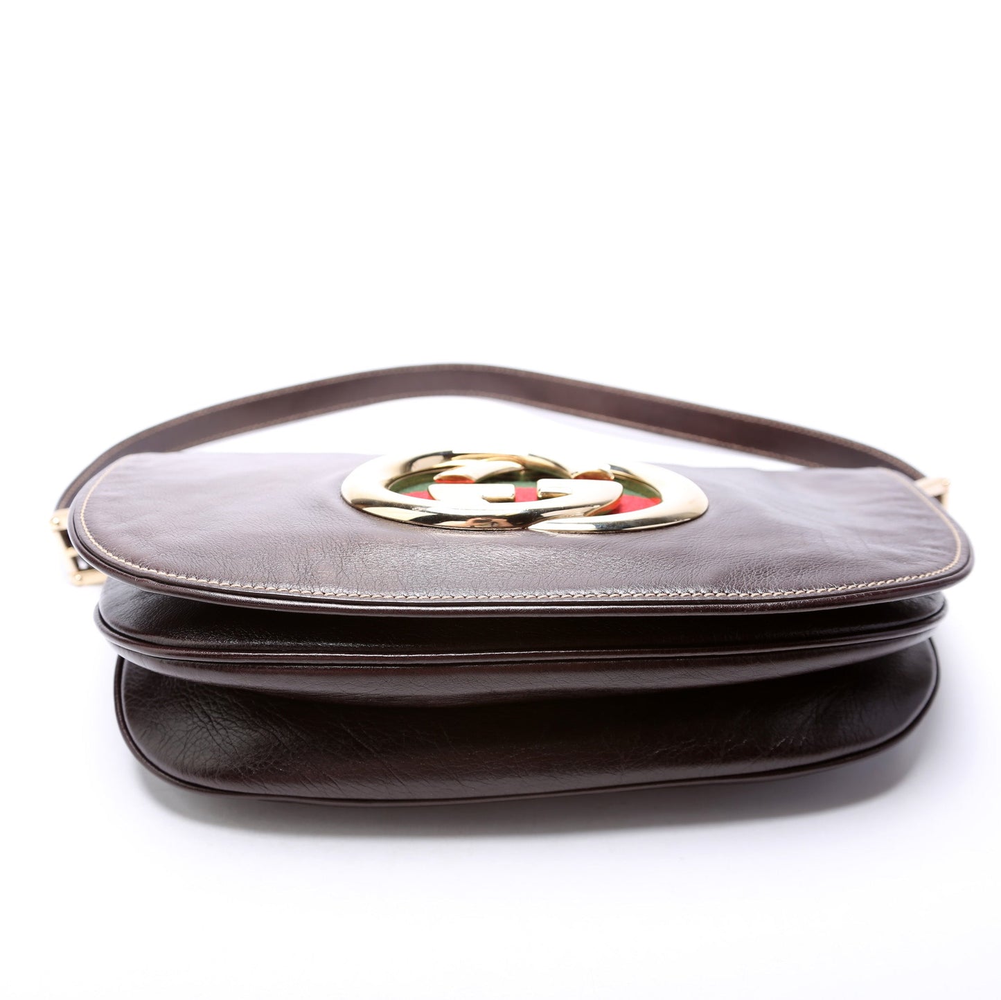 Gucci Britt Leather Medium Flap 161727 Bag