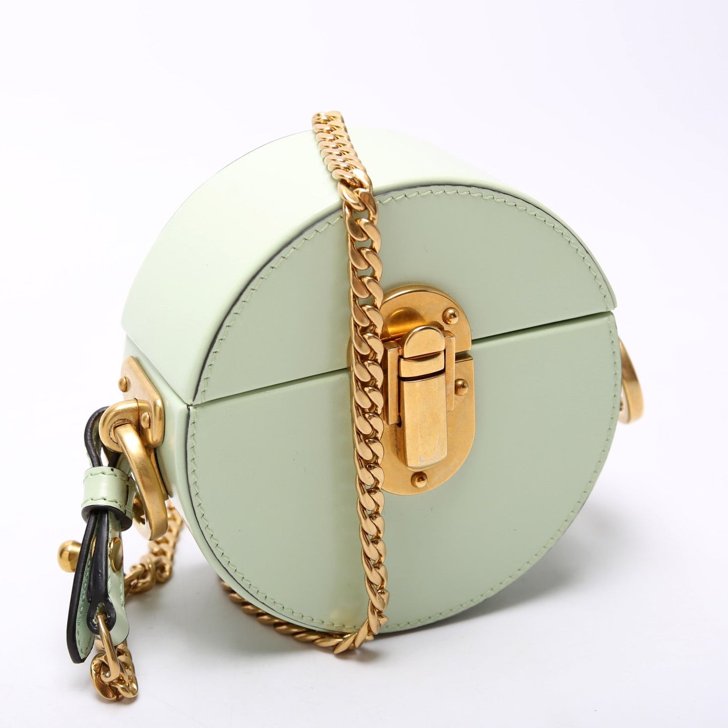 Prada Micro Box Round Leather Bag