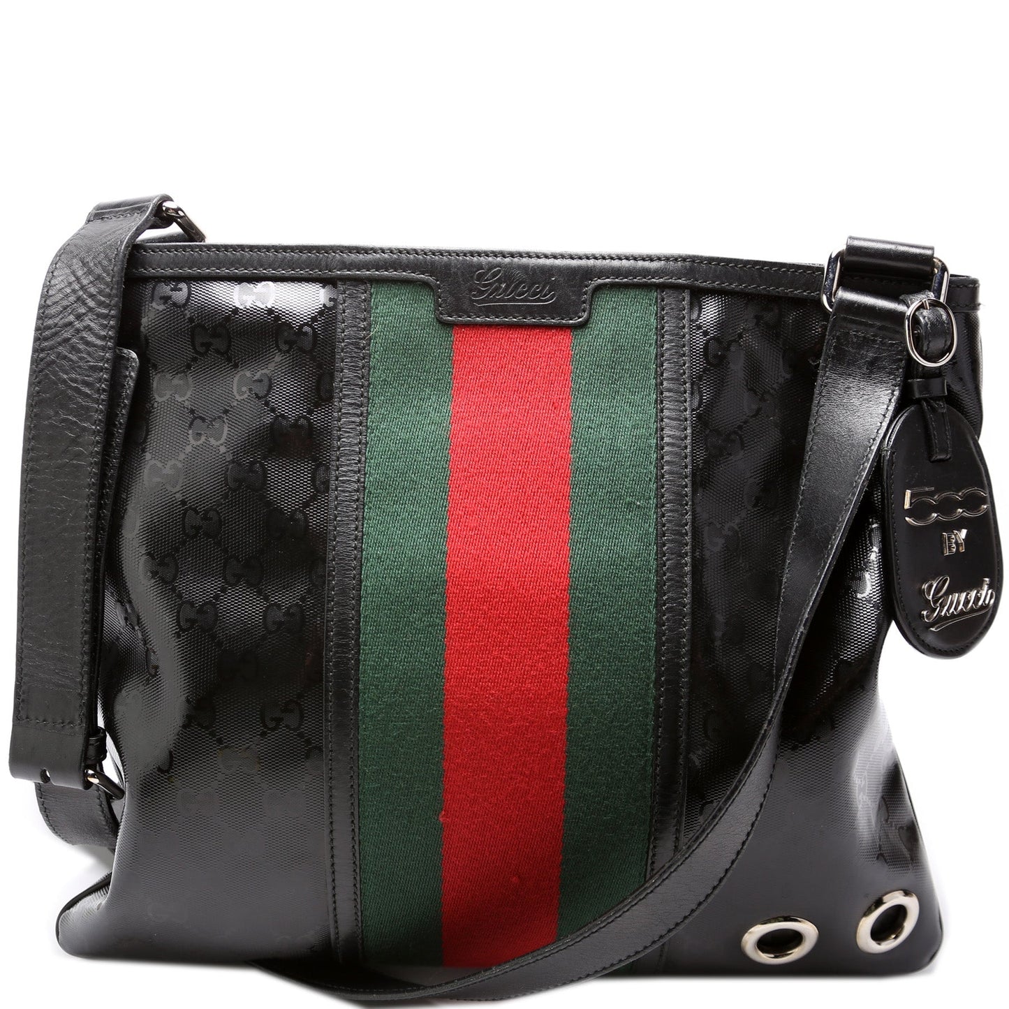 Gucci X Fiat 500 GG Imprime Web Flate Messenger 269379 Bag