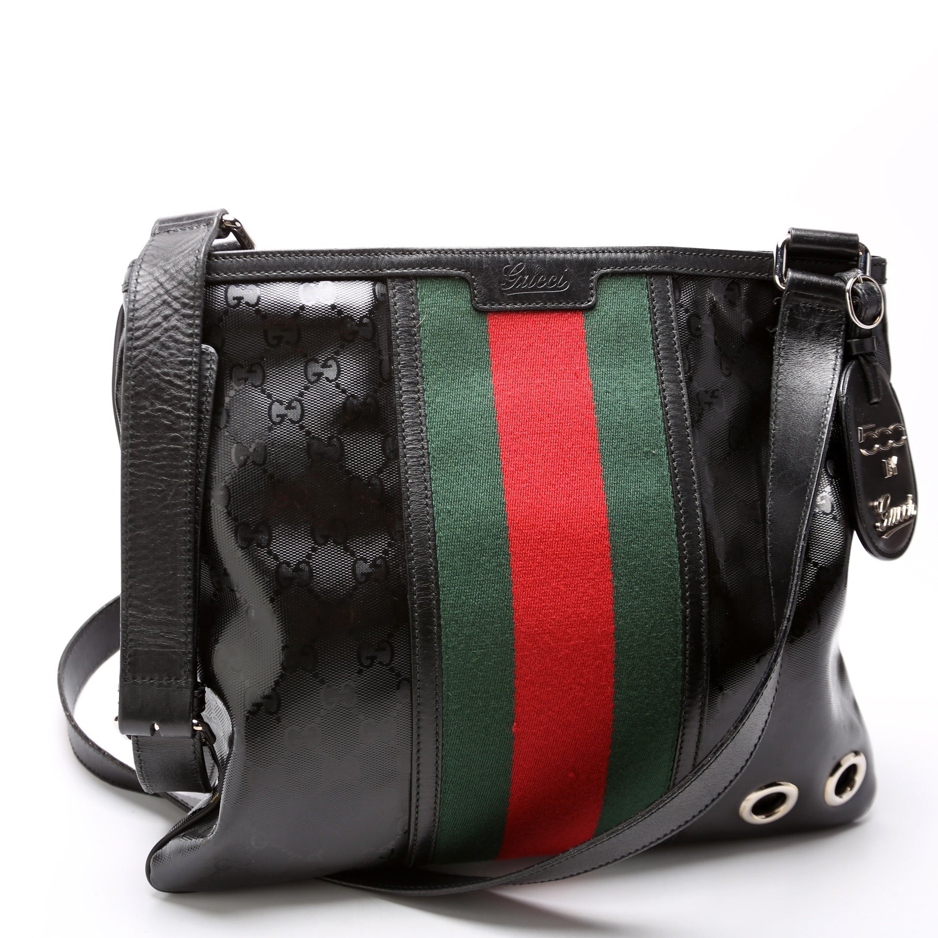 Gucci X Fiat 500 GG Imprime Web Flate Messenger 269379 Bag