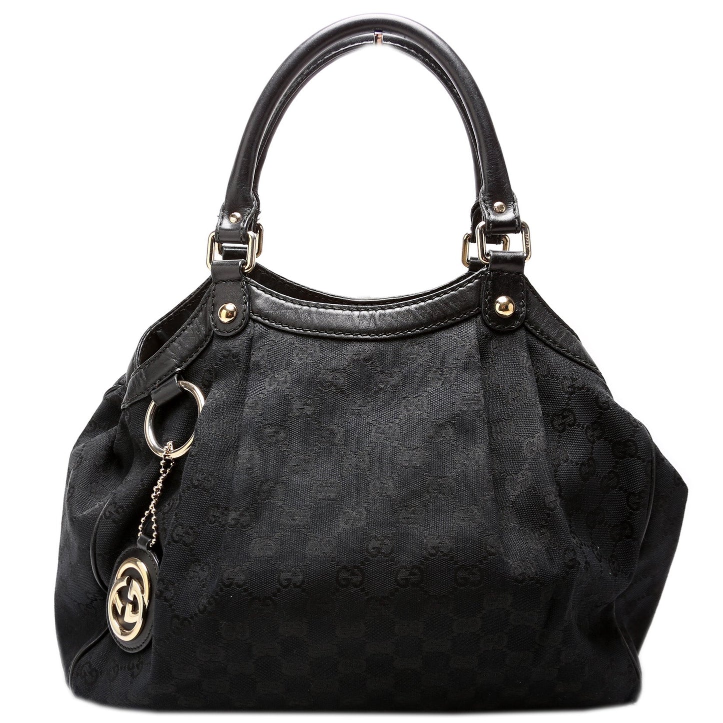 Gucci 211944 Sukey GG Canvas Medium Bag