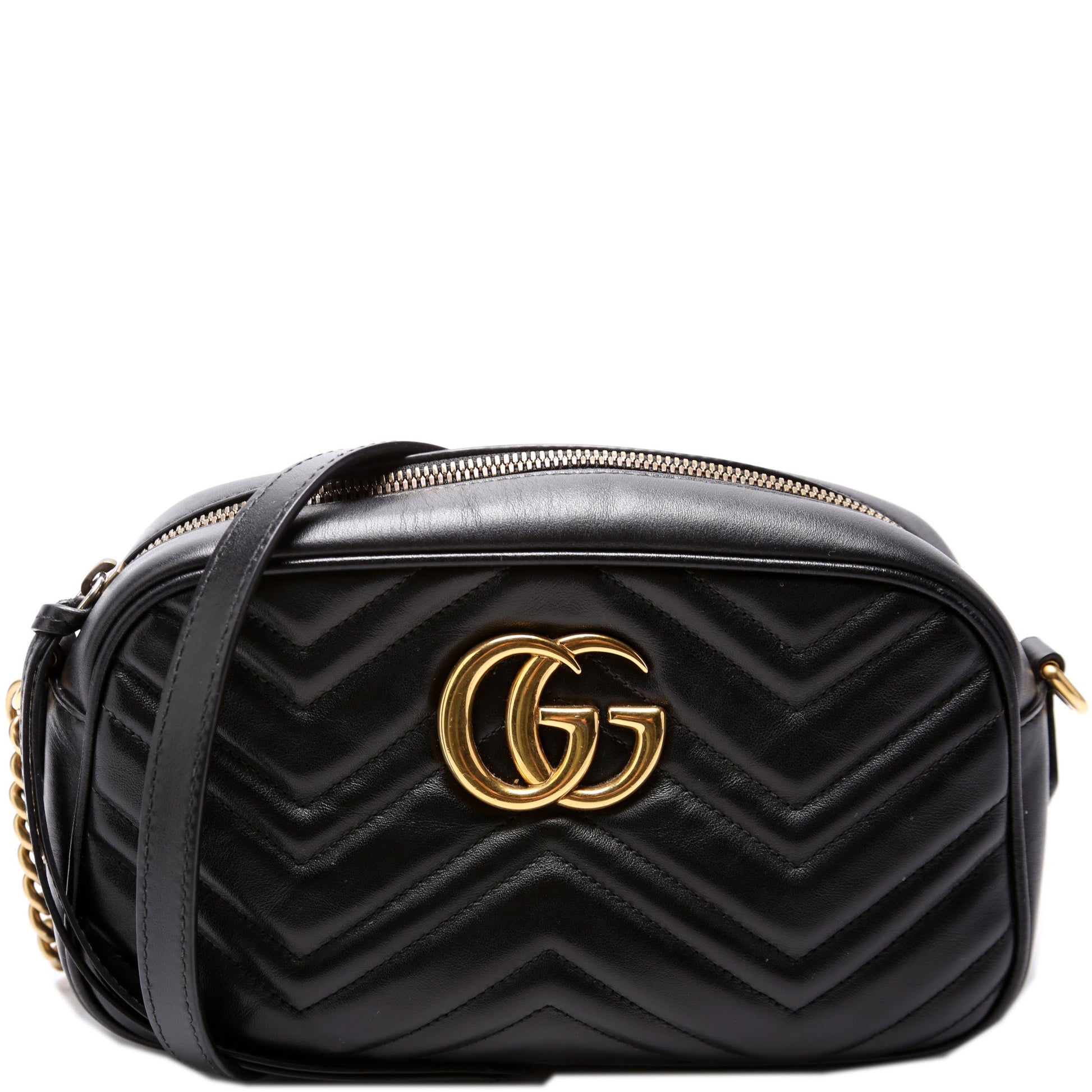 Gucci 447632 Marmont Small Leather Camera Bag