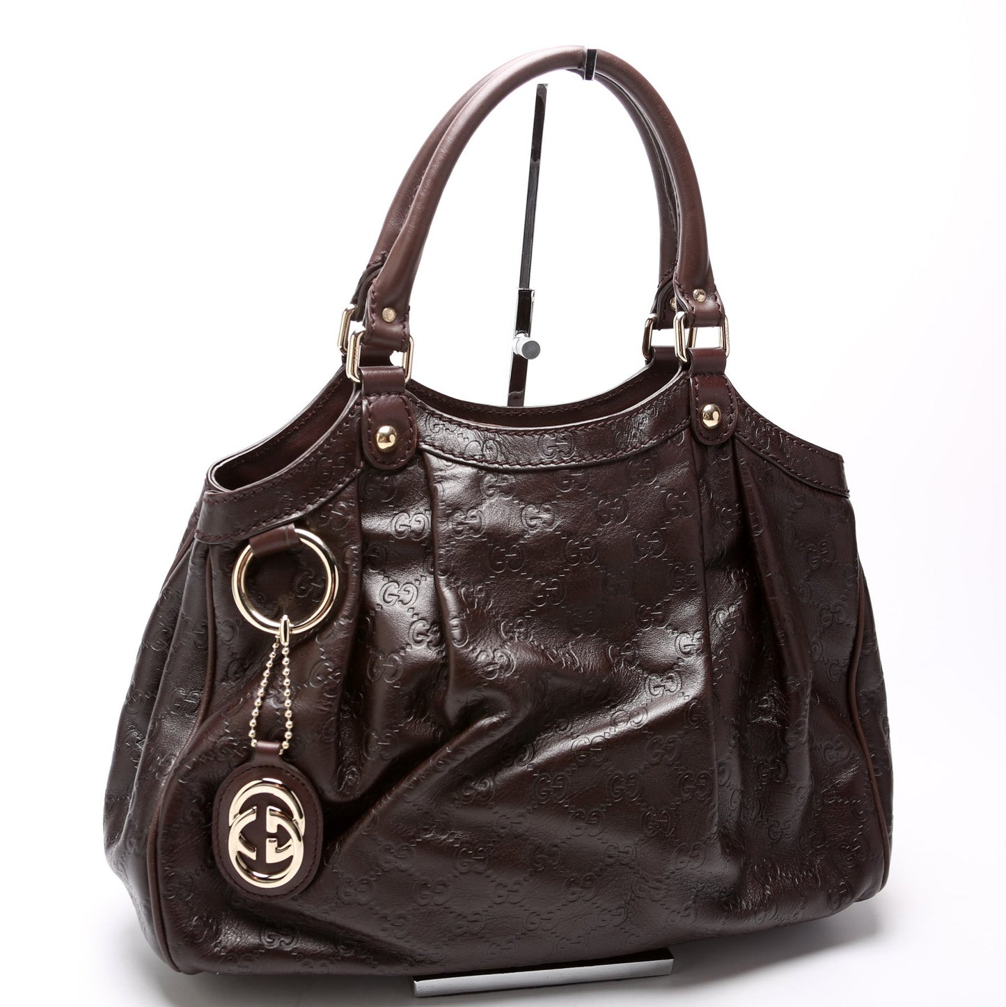 Gucci 211944 Sukey GG Leather Medium Bag