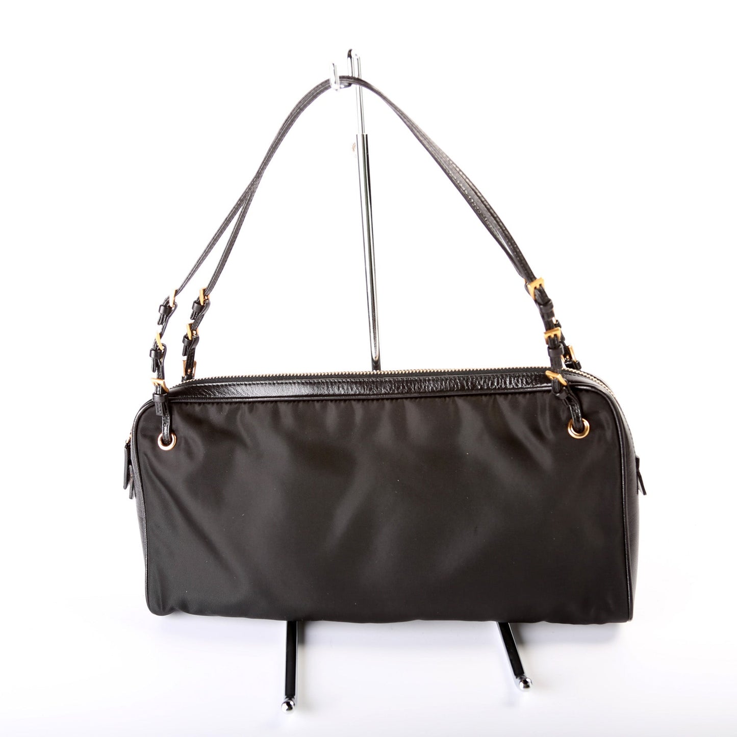 Prada Tessuto Nylon Zipper Satchel Bag