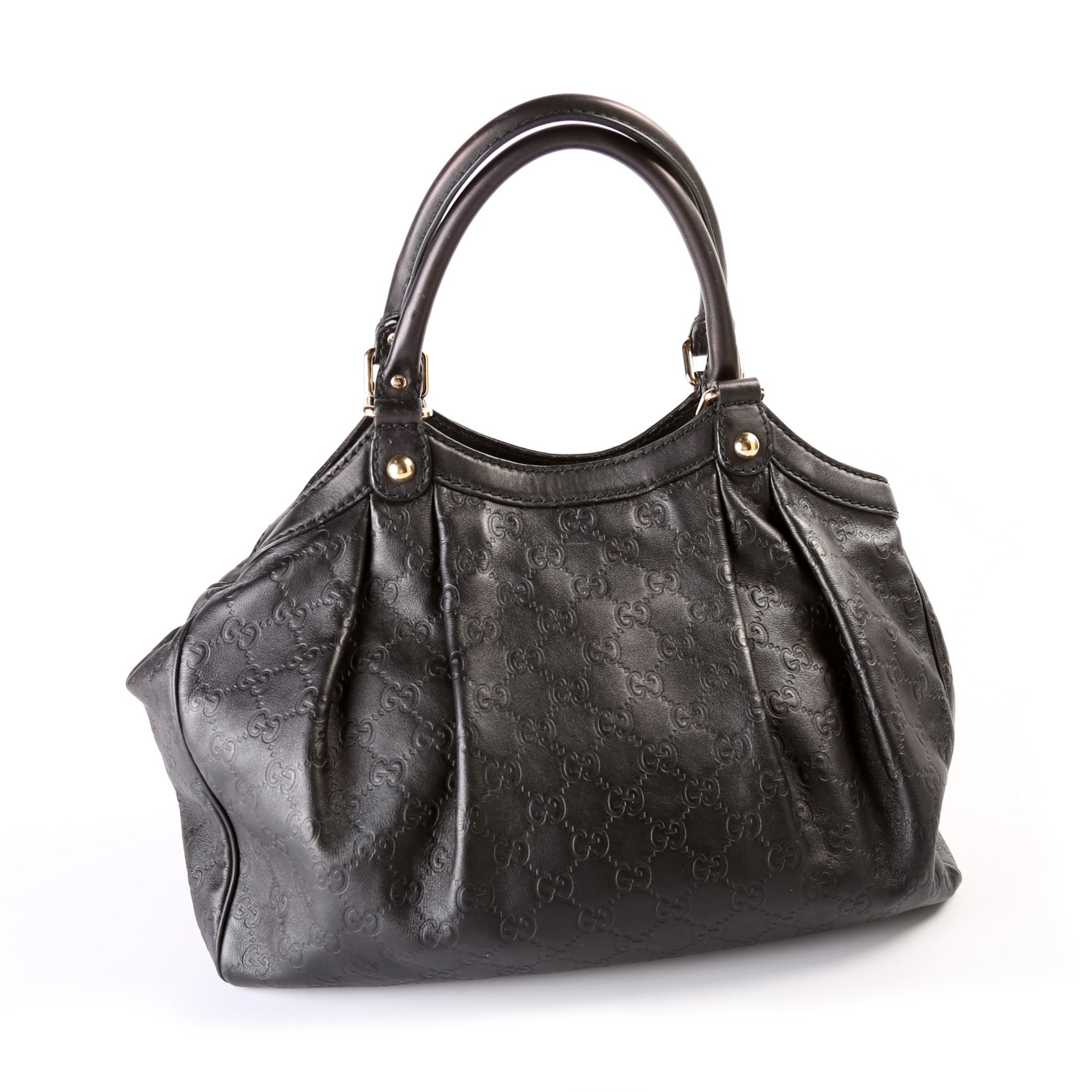 Gucci 211944 Sukey GG Leather Medium Bag