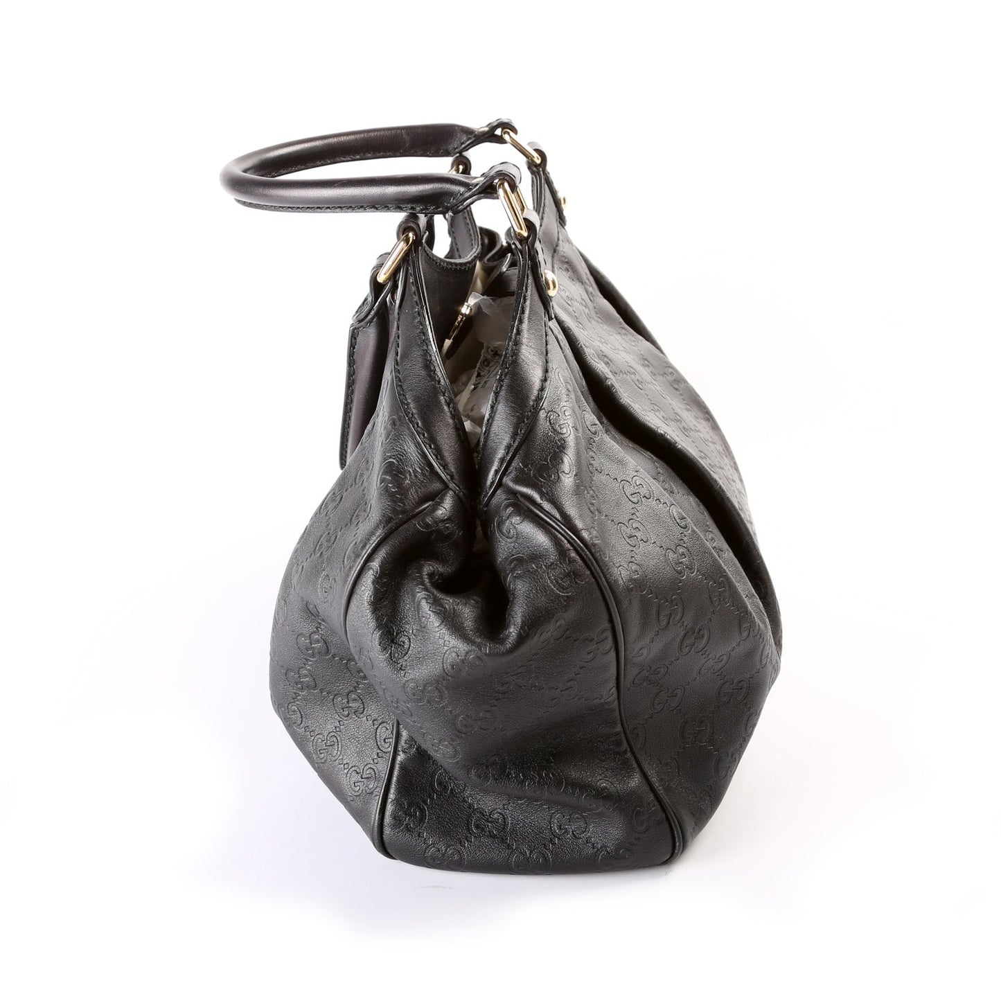 Gucci 211944 Sukey GG Leather Medium Bag
