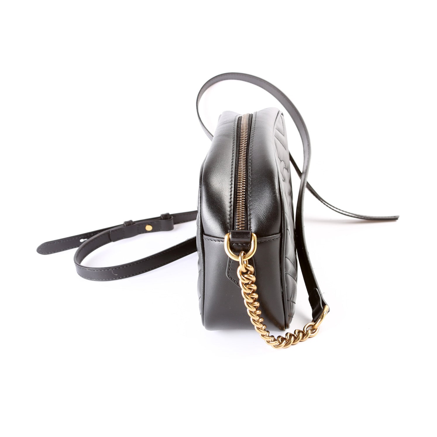 Gucci 447632 Marmont Small Leather Camera Bag