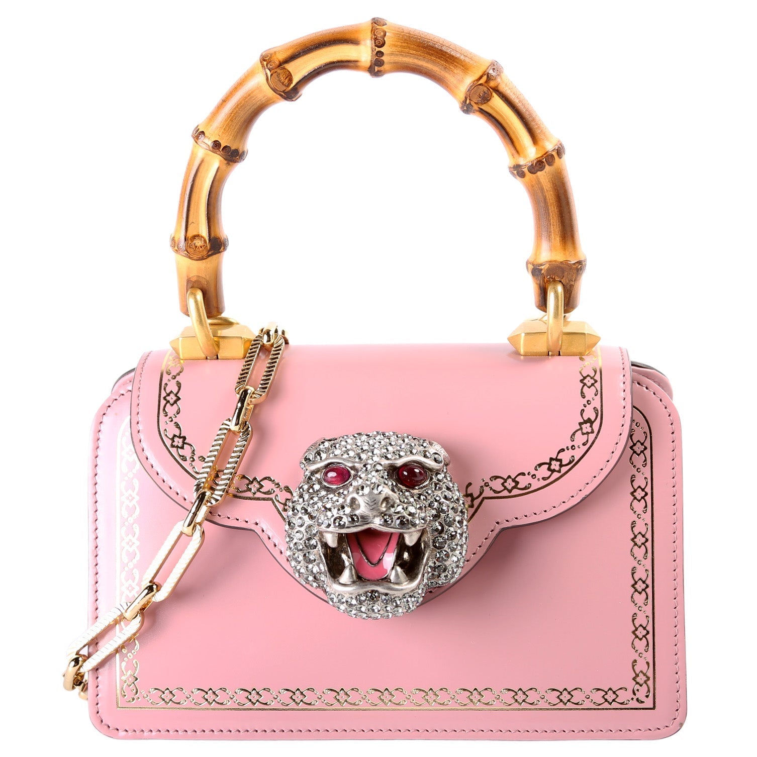 Gucci 488667 Mini Thiara Bamboo Top Handle Bag