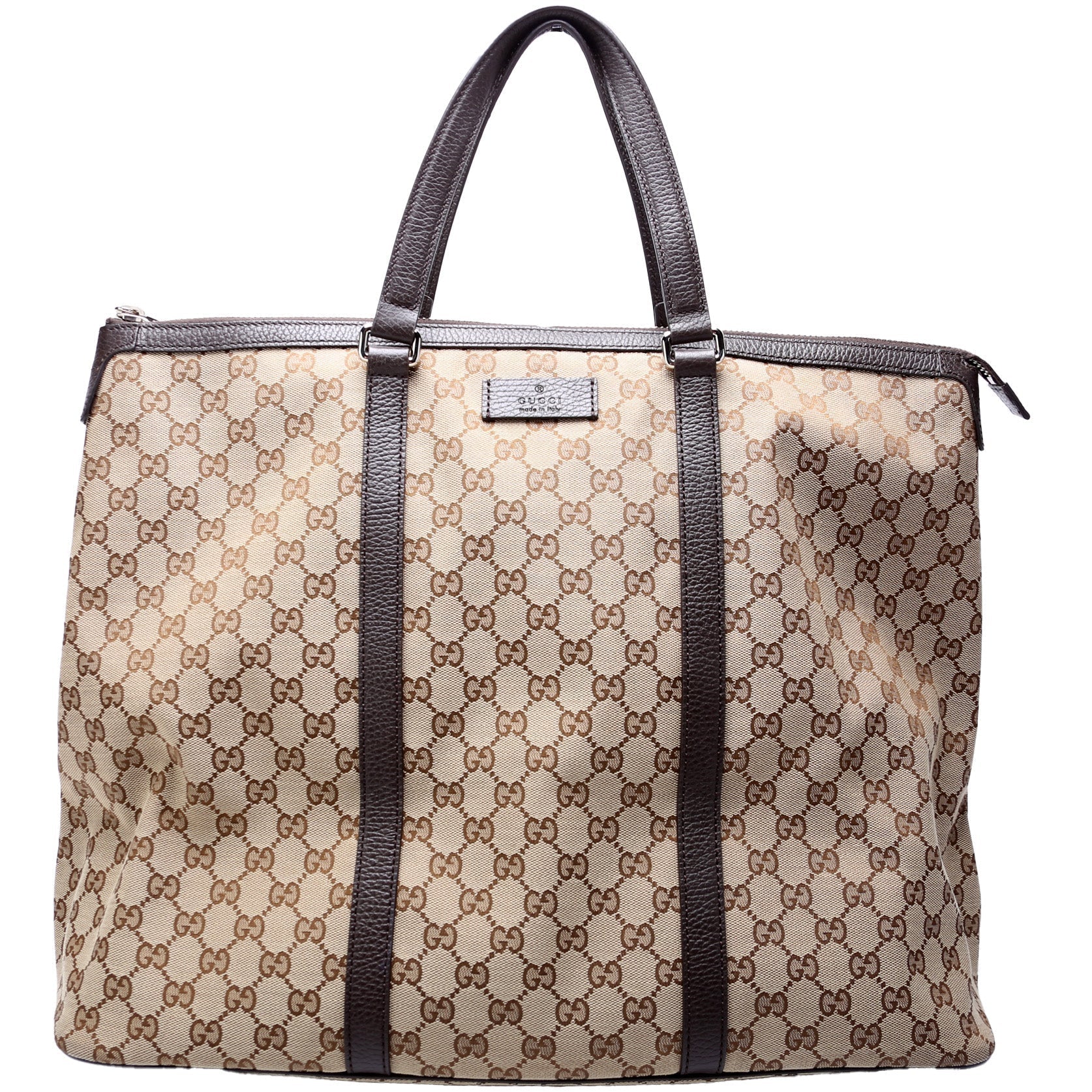 Gucci 449170 GG Canvas Joy Zip Tote Large Bag