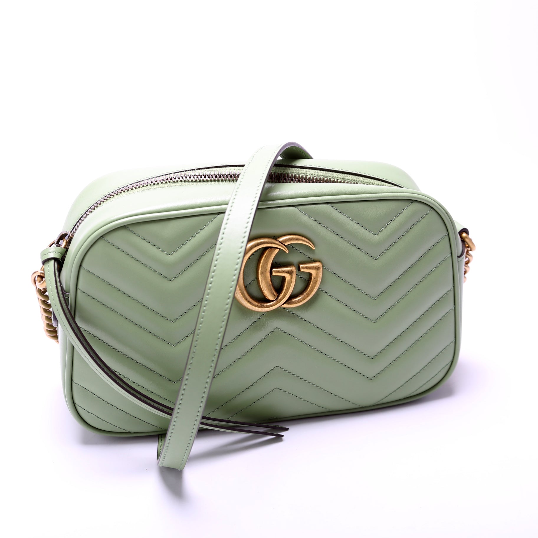 Gucci Marmont Small Leather Camera 447632 Bag