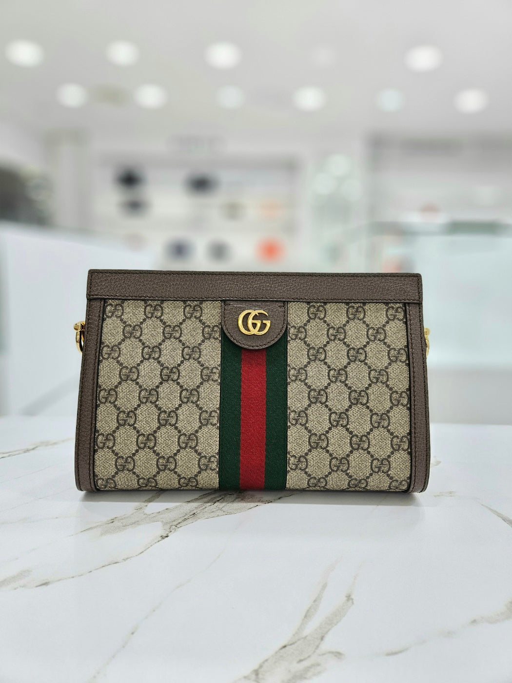 Gucci Canvas Shoulder Bag