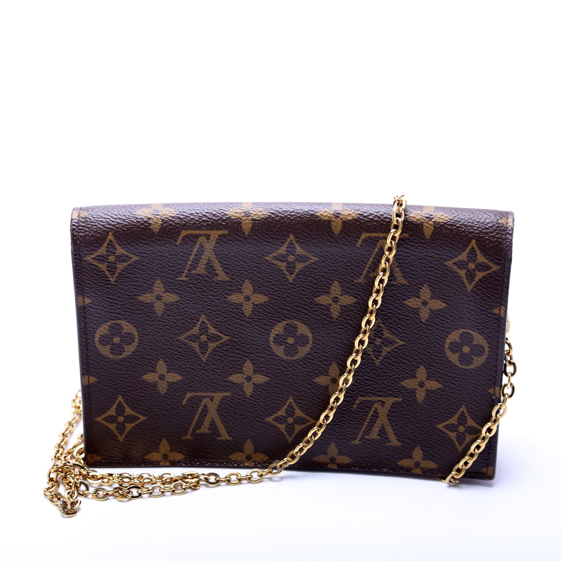 Louis Vuitton Flore Chain Wallet Monogram