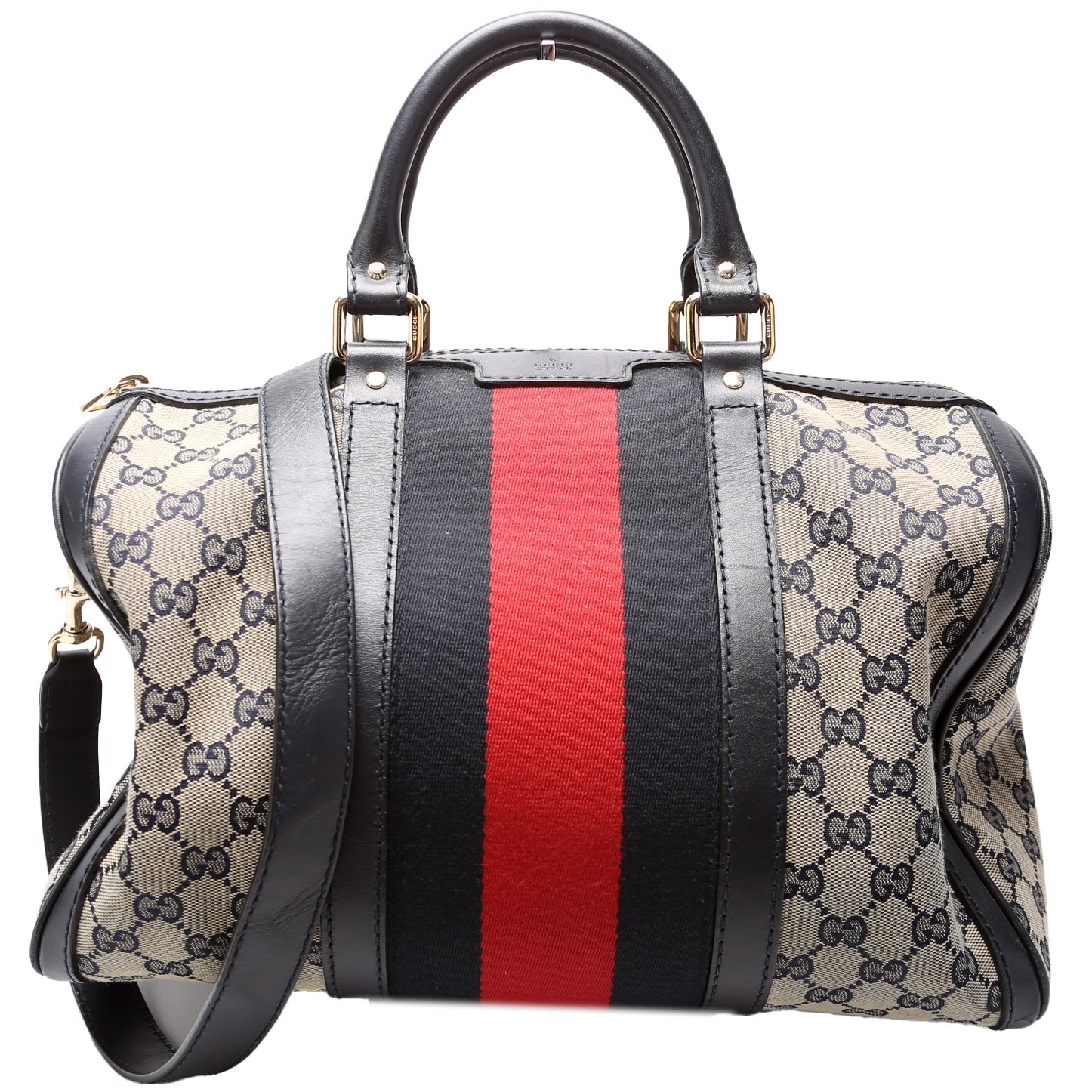 Gucci 247205 Boston Canvas Bag