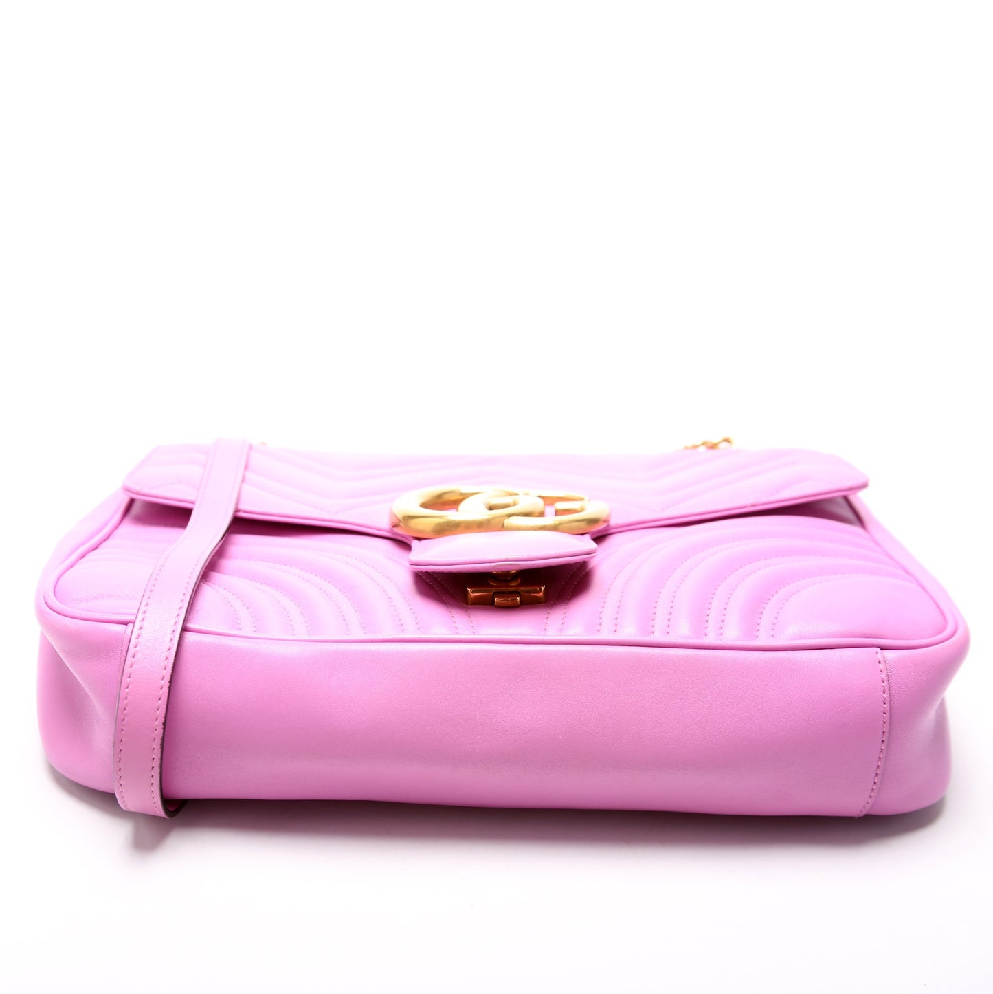 Gucci 443496 Marmont Leather Shoulder Medium Bag