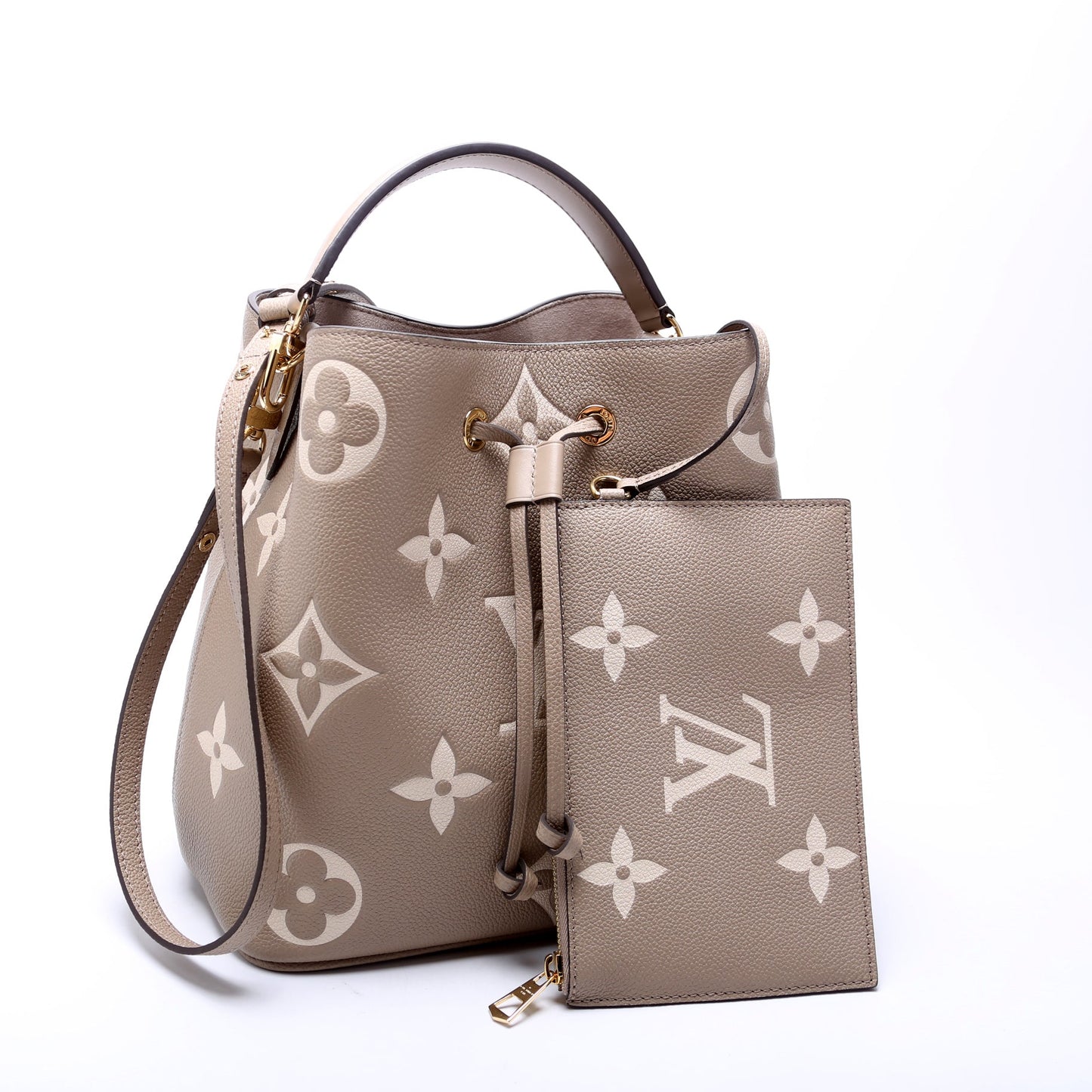 Luxury Women's Handbag | Louis Vuitton Neonoe MM Bicolor Empreinte