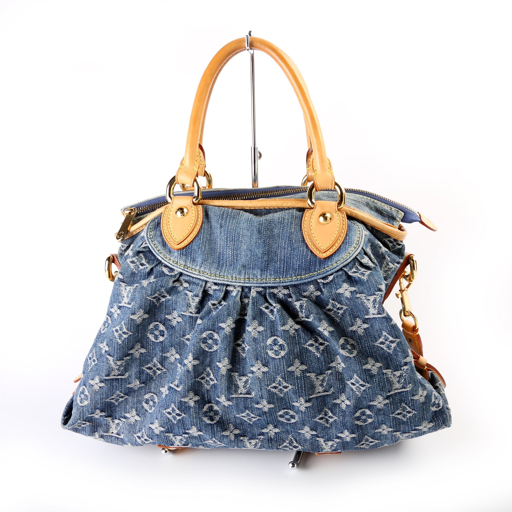 Luxury Women's Handbag | Louis Vuitton Neo Cabby MM Denim