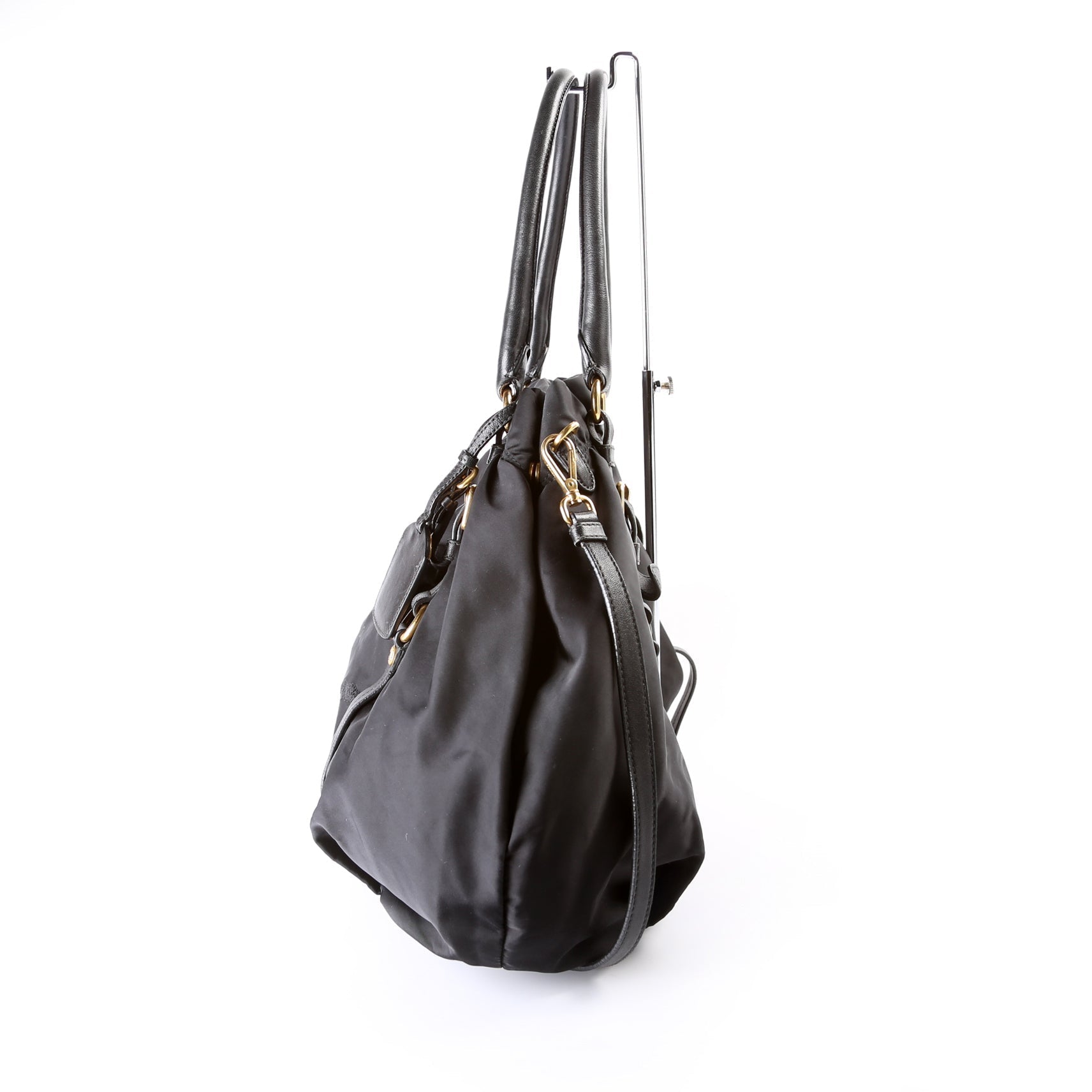 Prada Tessuto Canapa Logo Tote Bag