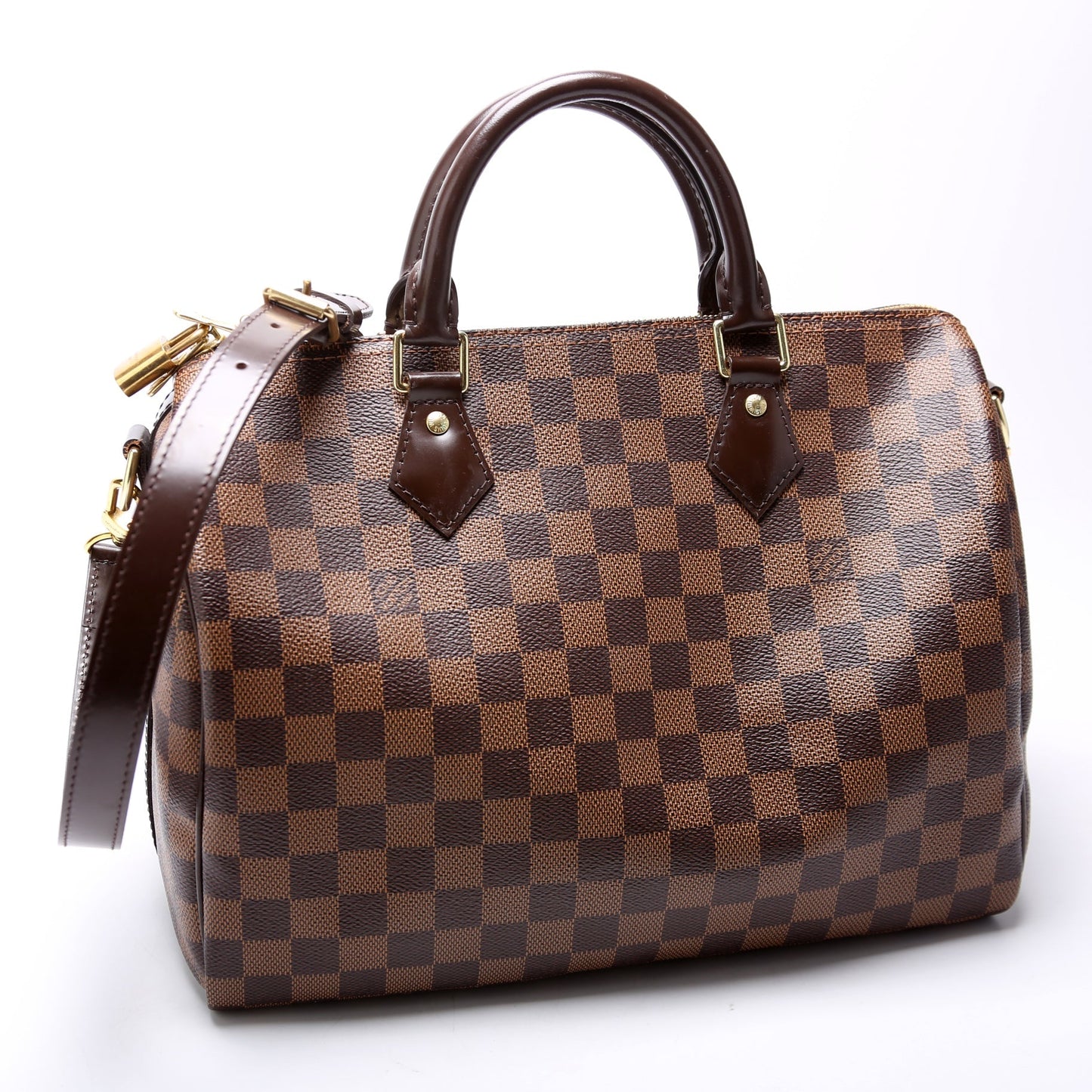 Louis Vuitton Speedy 30 Bandouliere Damier Ebene