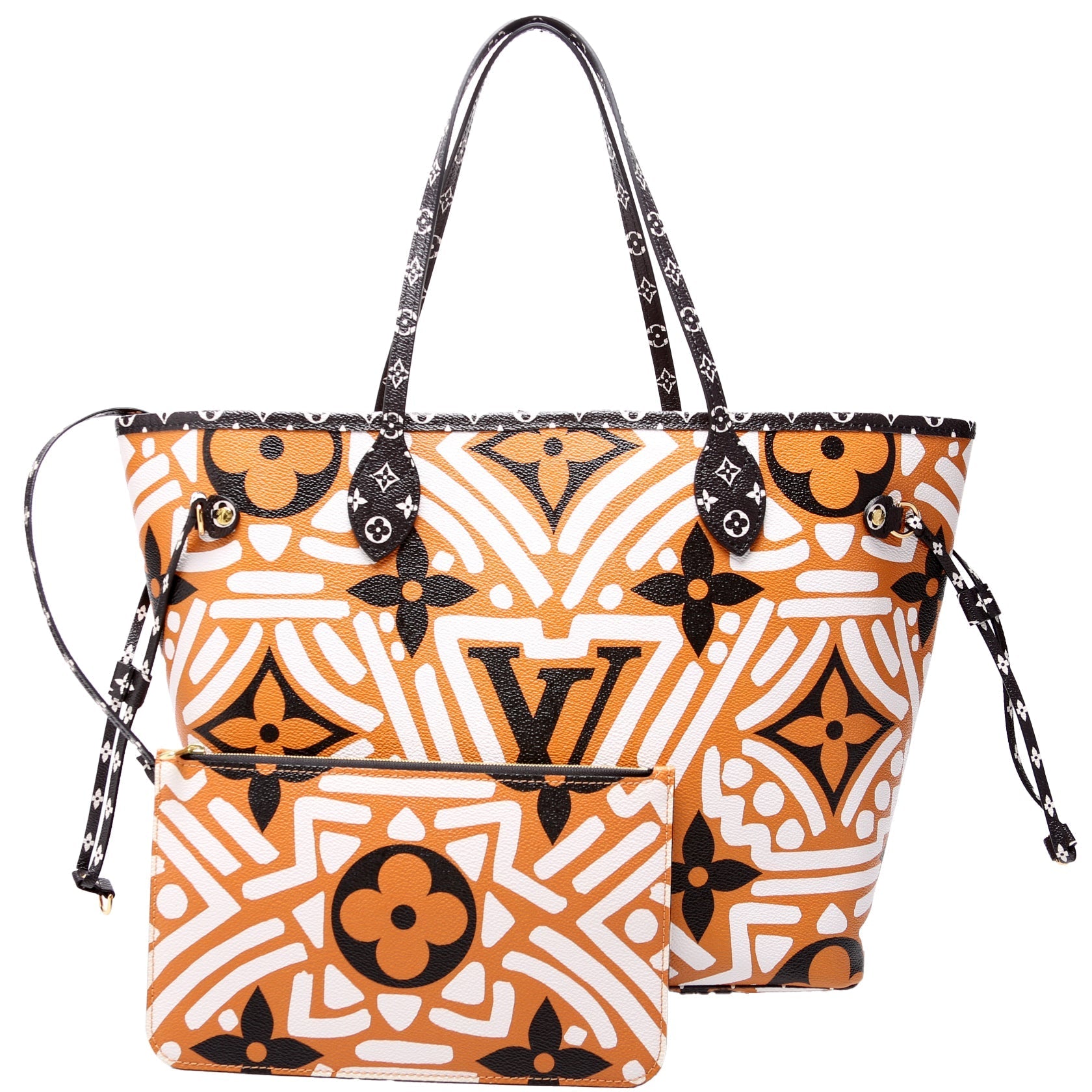 Louis Vuitton Neverfull MM W/Wallet Giant Crafty