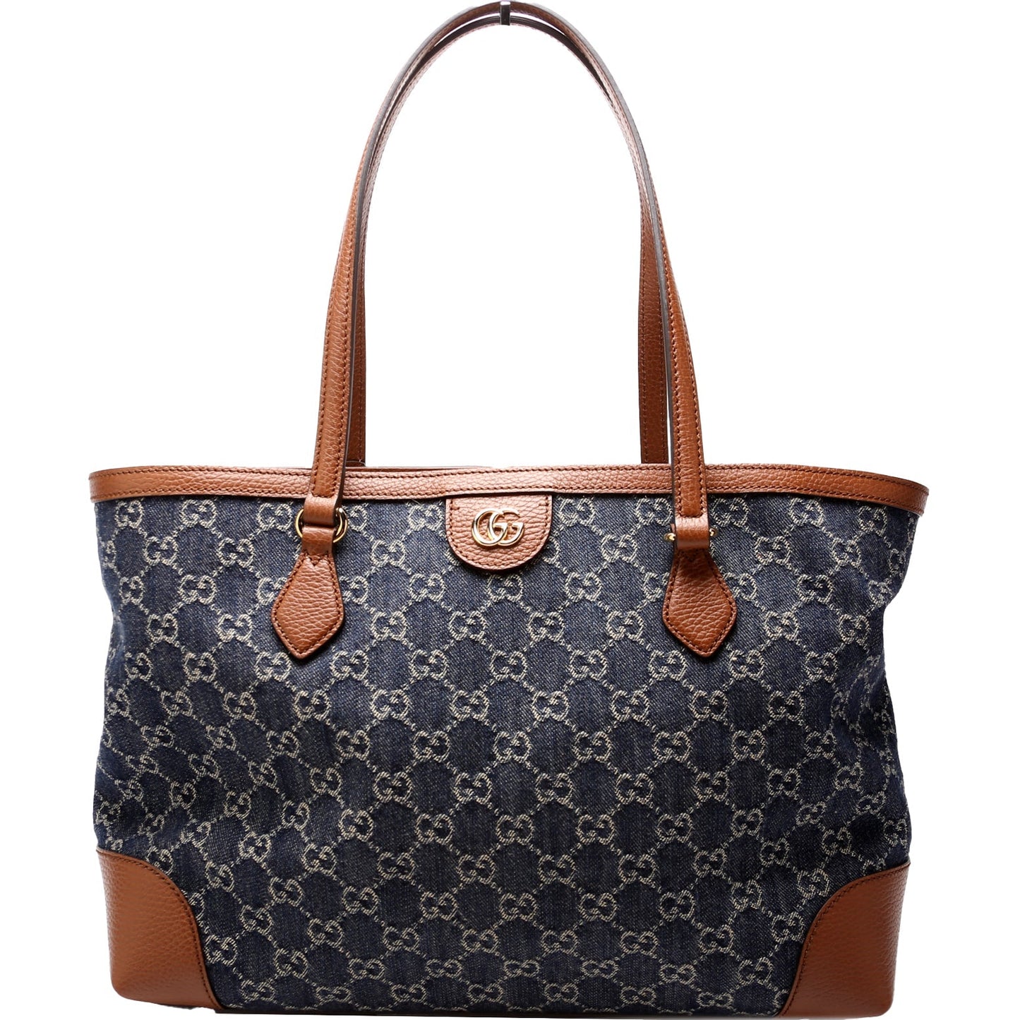 Gucci 631685 Ophidia GG Denim Tote Bag