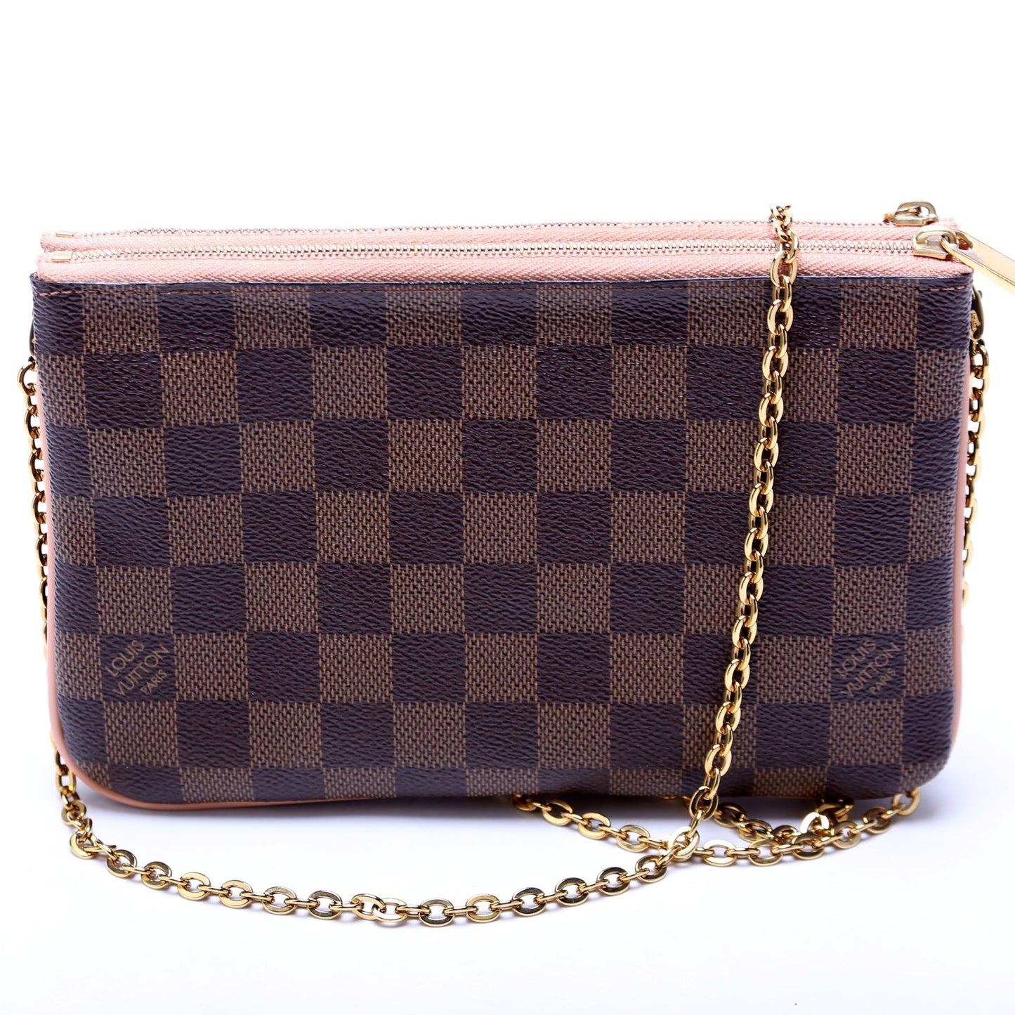 Louis Vuitton Pochette Double Zip Damier Ebene