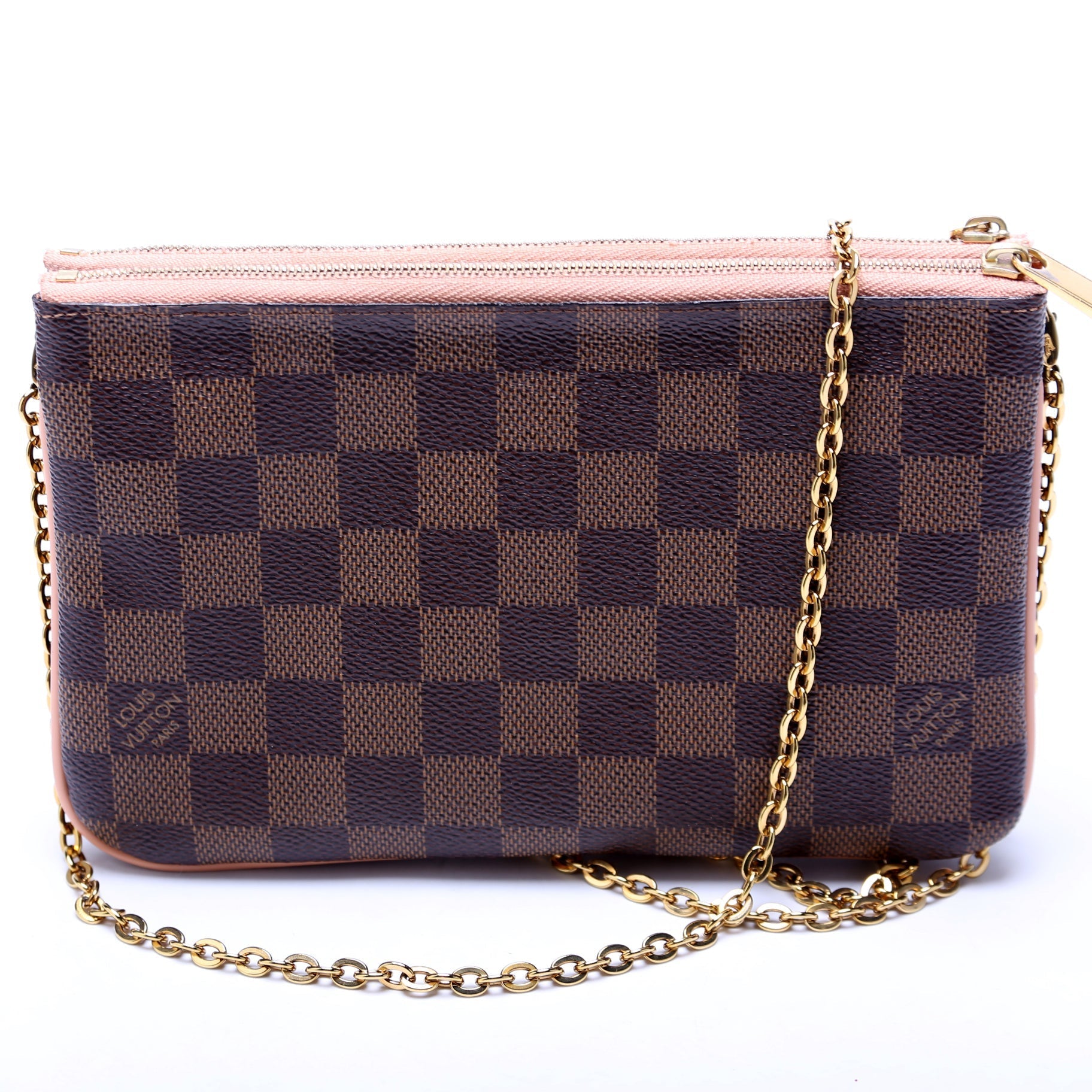 Louis Vuitton Pochette Double Zip Damier Ebene