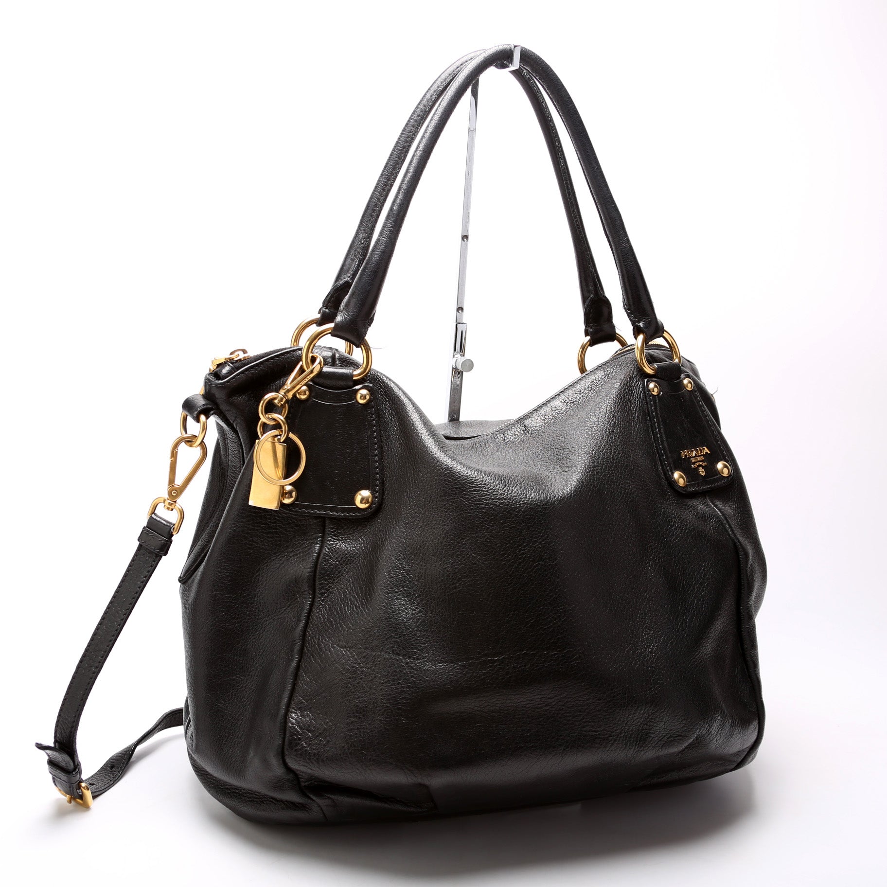 Prada Cervo Shine Shopping Tote BR4270 Bag