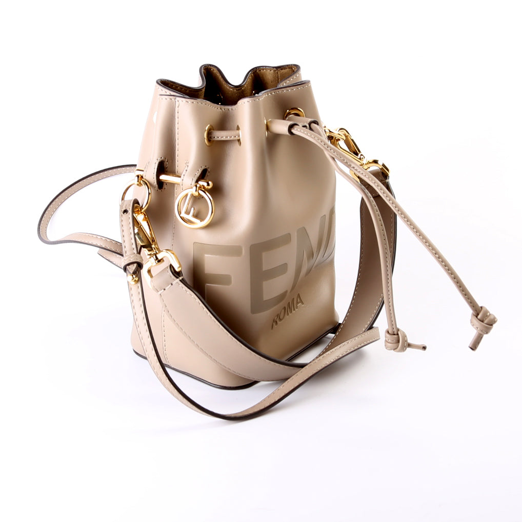 Fendi Mon Tresor Mini Bucket Leather FF Bag