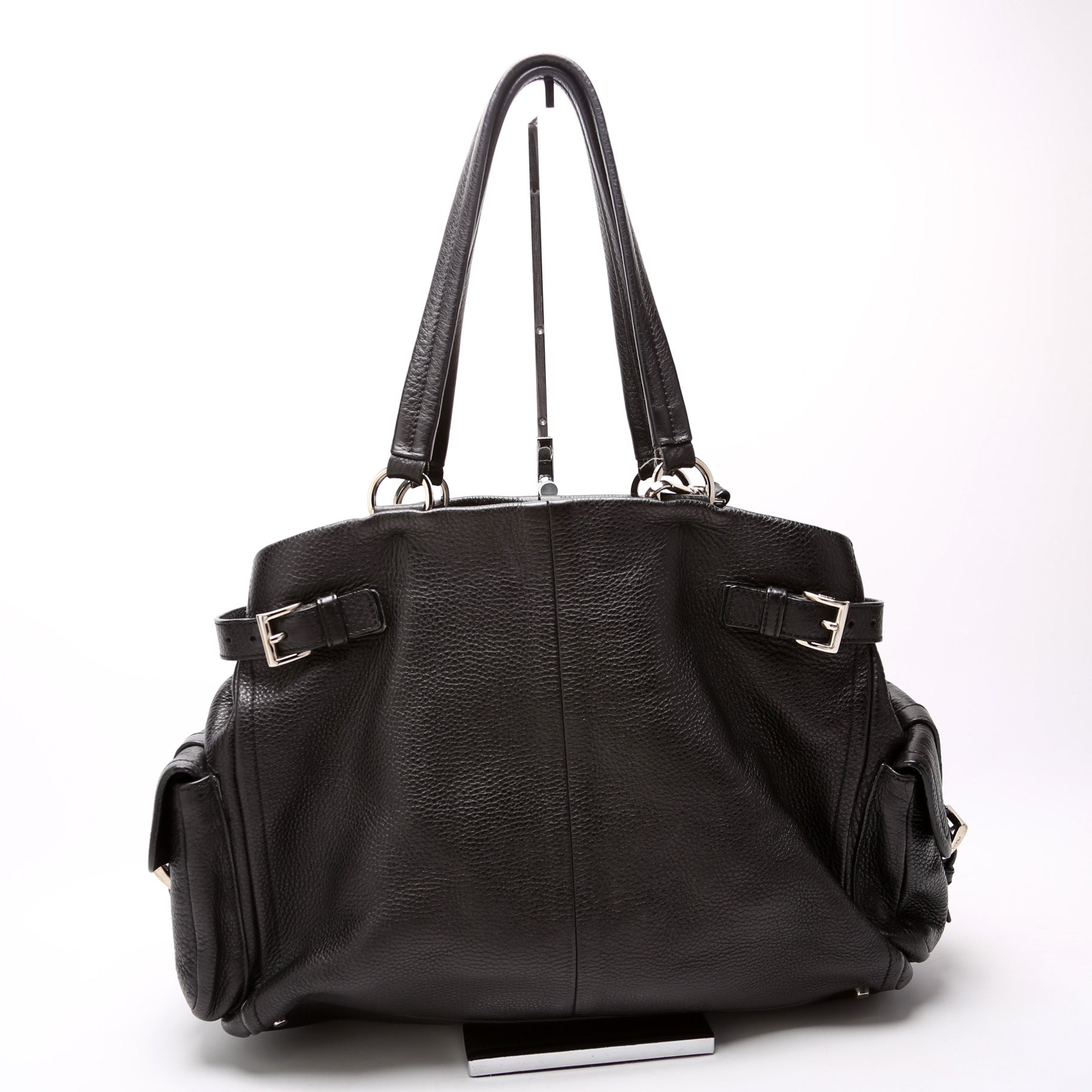 Prada BR2703 Vitello Daino Side Pocket Bag