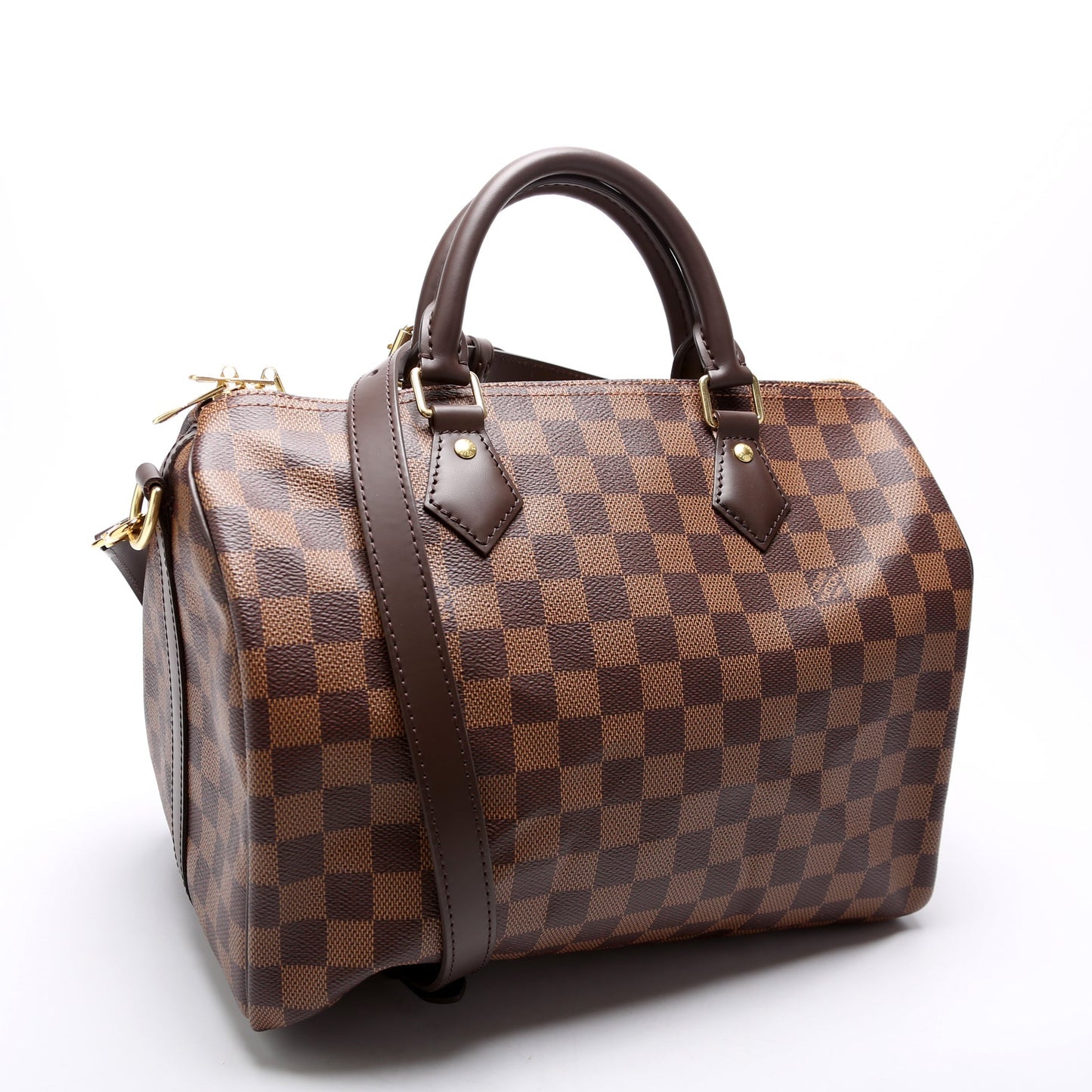 Louis Vuitton Speedy 30 Bandouliere Damier Ebene