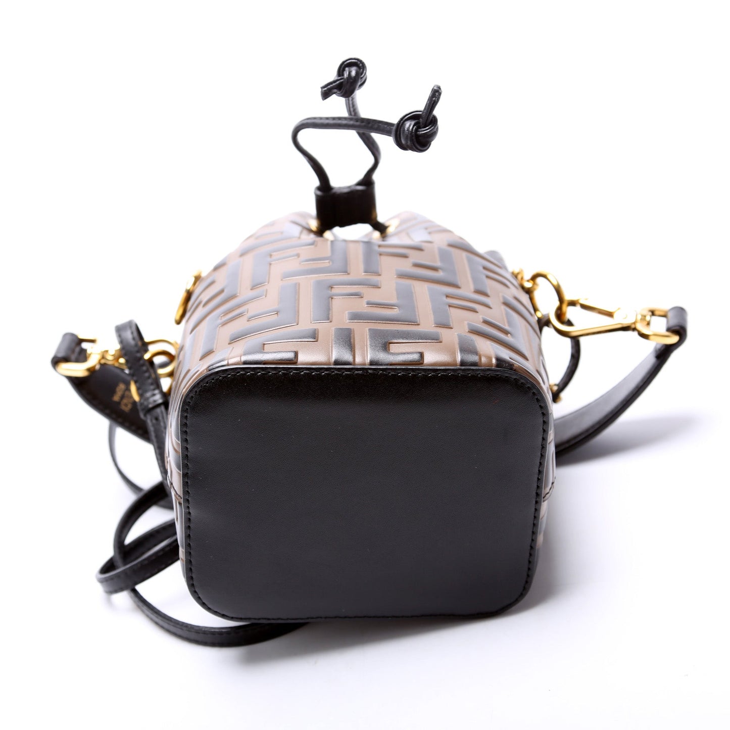 Fendi Mon Tresor Mini Bucket Leather FF Bag