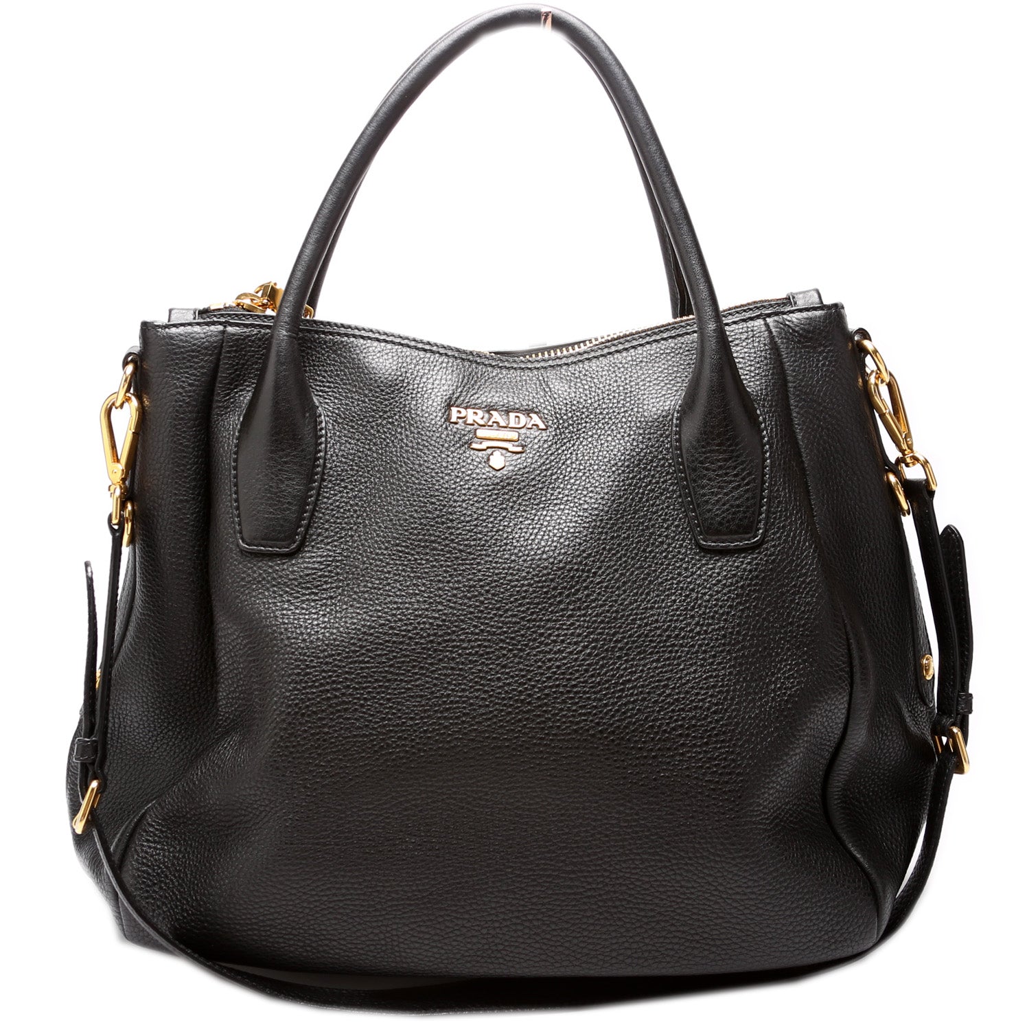 Prada Vitello Daino Sacca 2 Manici Bag