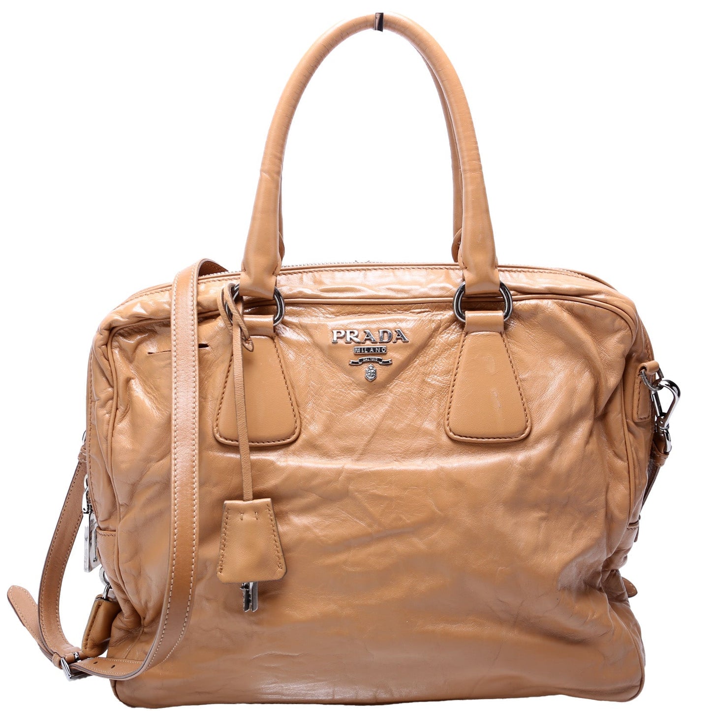 Prada Nappa Antique Satchel Bag