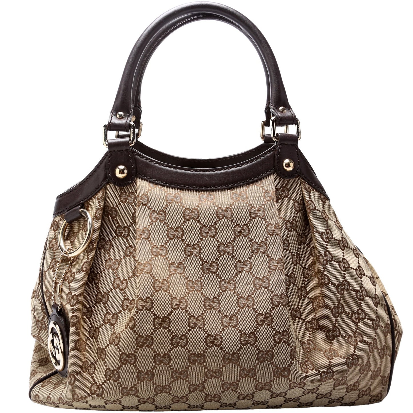 Gucci 211944 Sukey GG Canvas Medium Bag