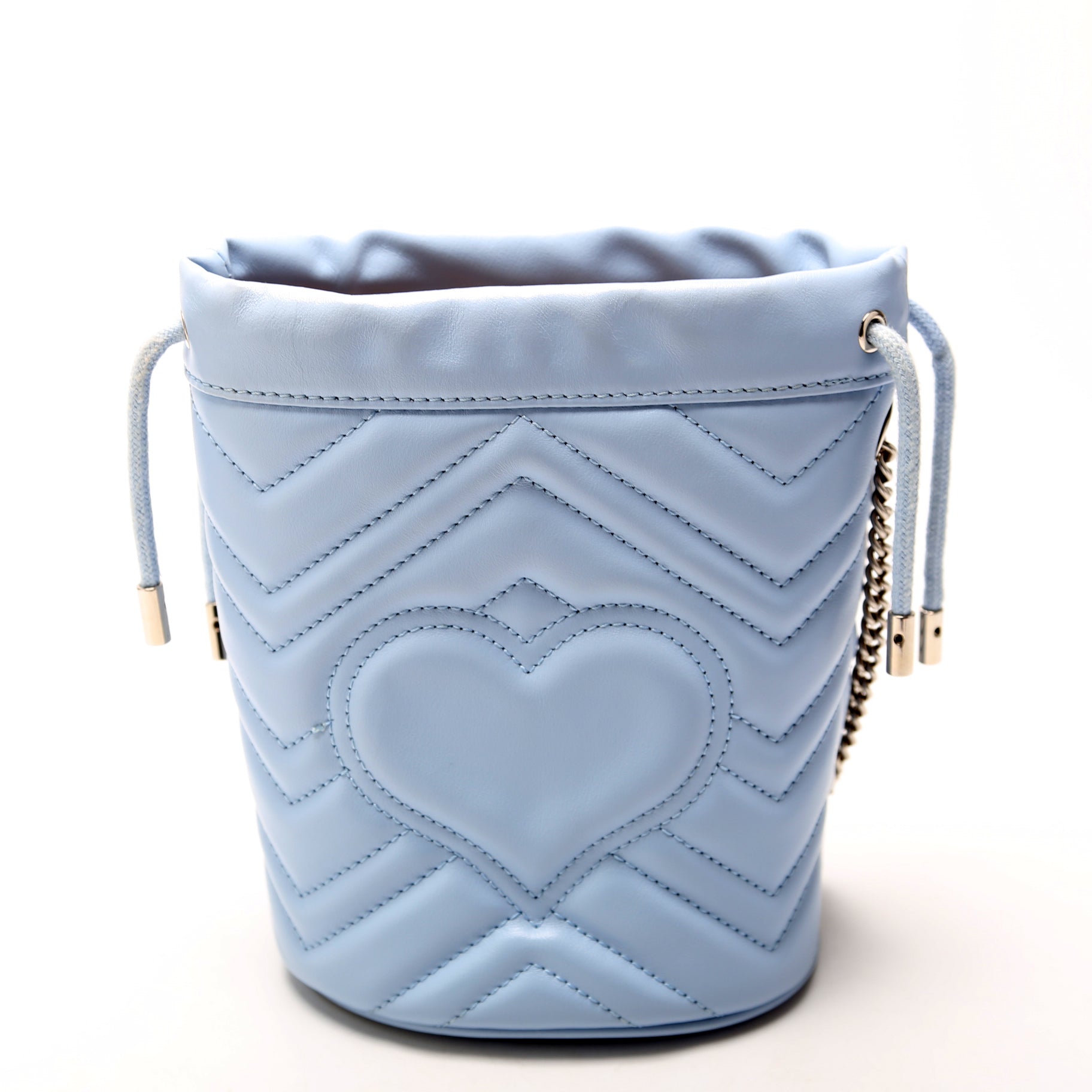 Gucci 575163 Marmont Mini Bucket Blue Bag