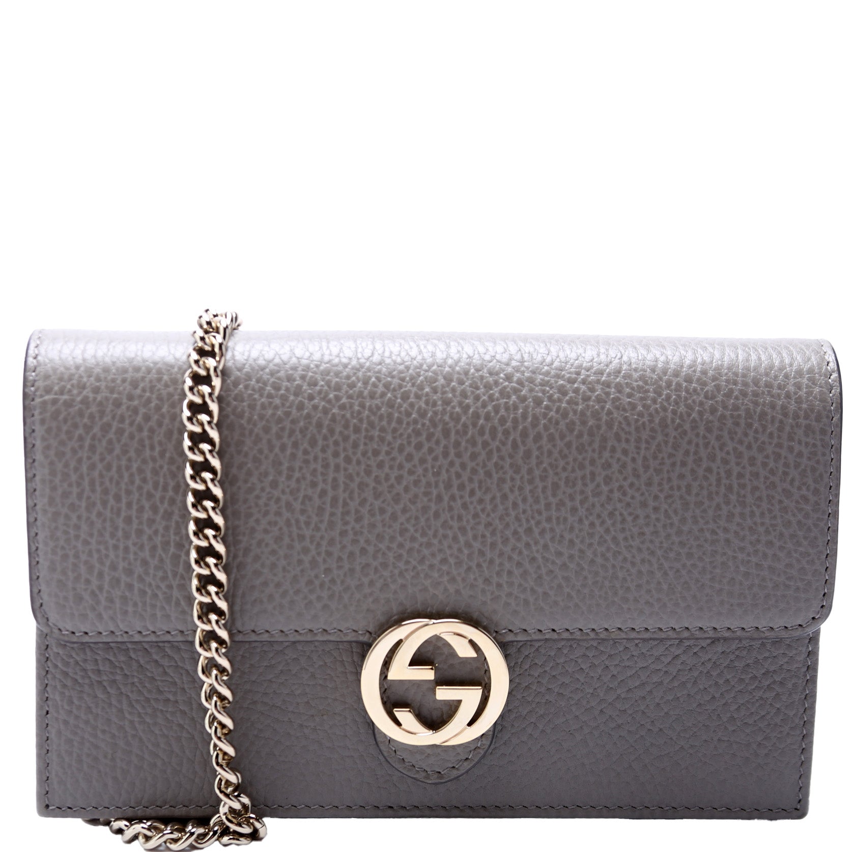 Gucci 510314 Interlocking G Chain Wallet Bag